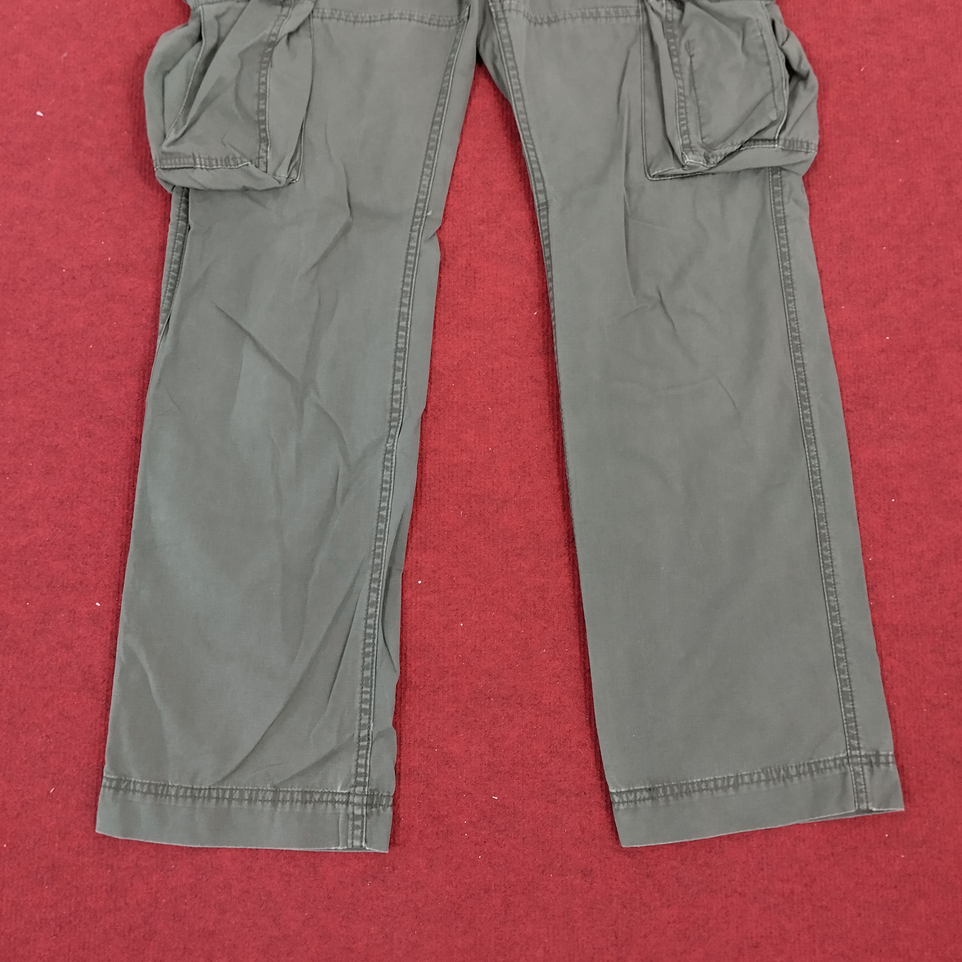 Alpha Industries × Vintage Alpha Industries Cargo Tactical Multi Pocket Trousers Pants Size US 32 / EU 48 - 3 Thumbnail