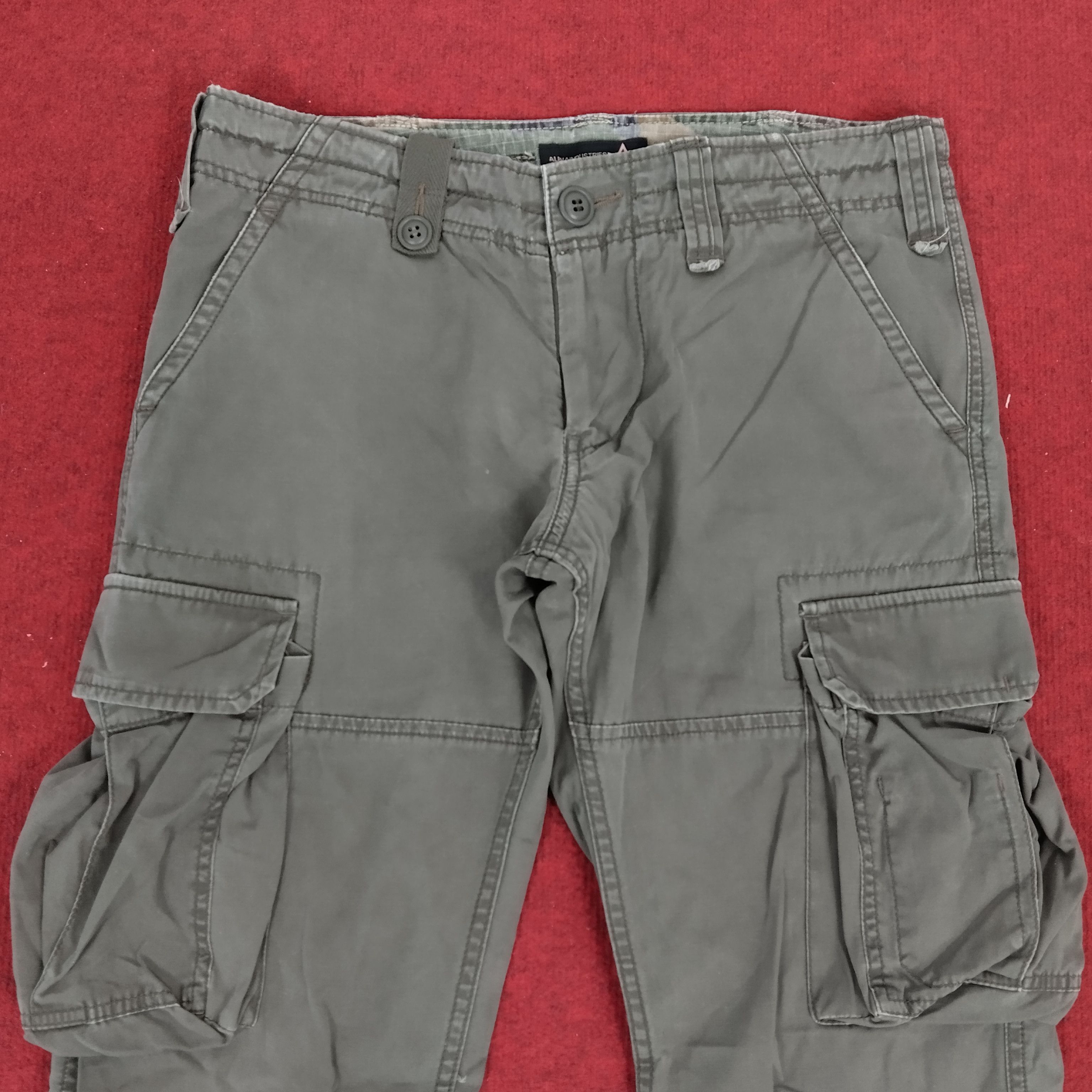 Alpha Industries × Vintage Alpha Industries Cargo Tactical Multi Pocket Trousers Pants Size US 32 / EU 48 - 4 Thumbnail