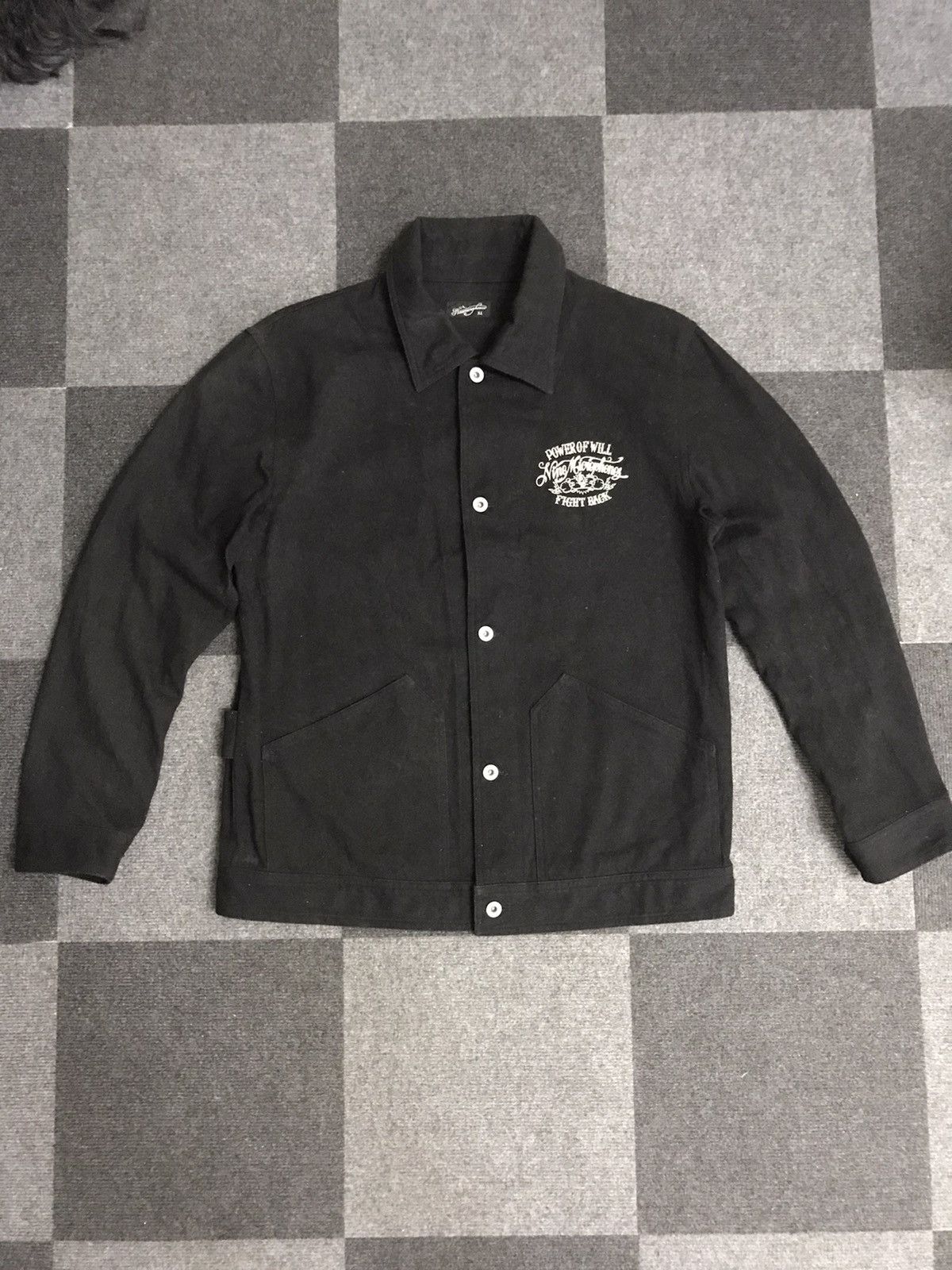 Japanese Brand NINE MICROPHONES Japan Power USN Military Design Jacket Size US XL / EU 56 / 4 - 1 Thumbnail