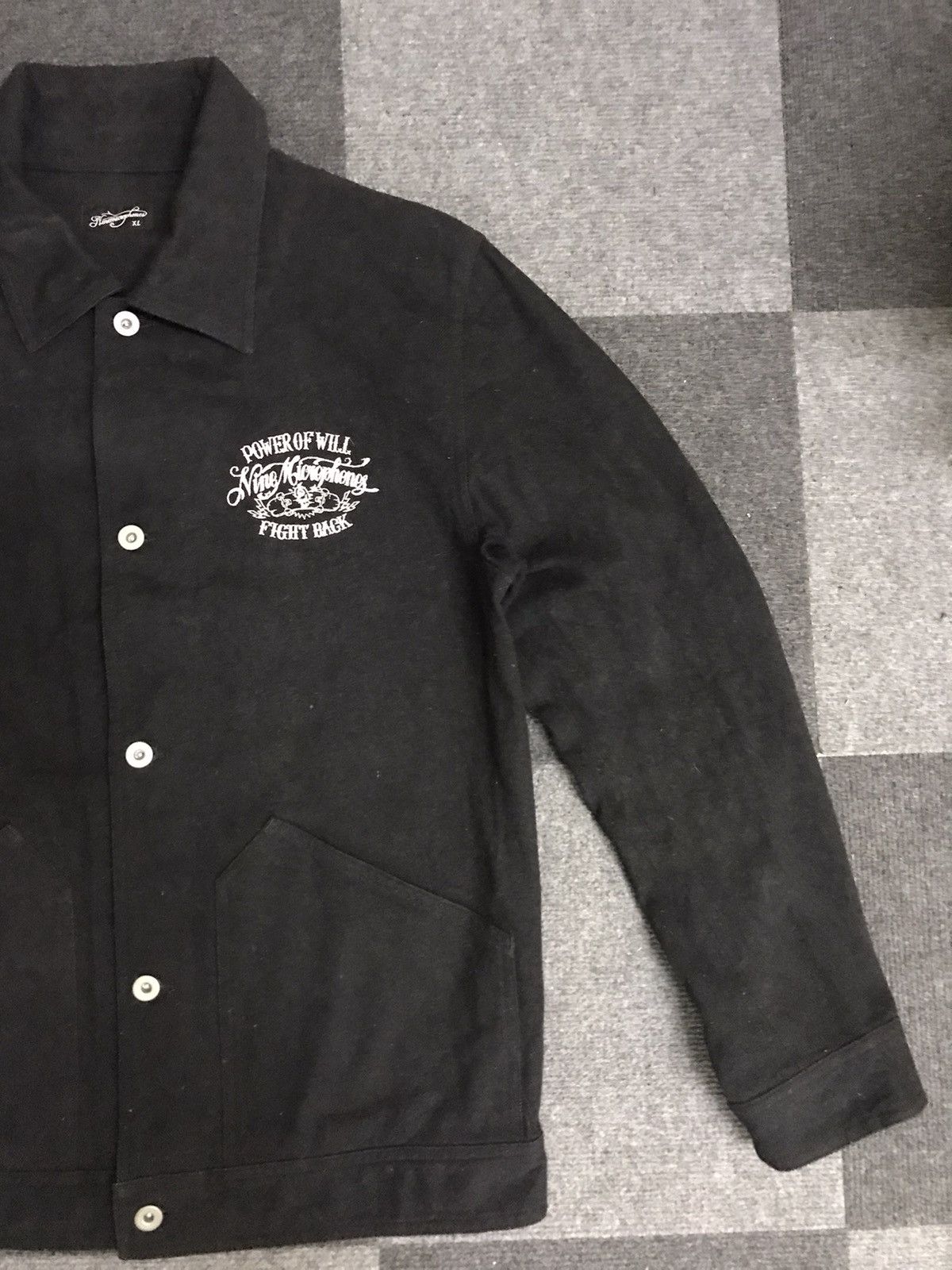 Japanese Brand NINE MICROPHONES Japan Power USN Military Design Jacket Size US XL / EU 56 / 4 - 2 Thumbnail