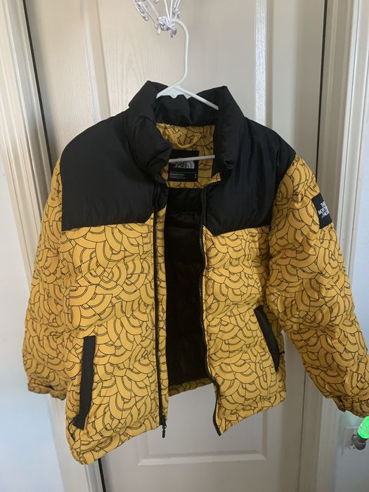 Tnf nuptse cheap 1992 yellow