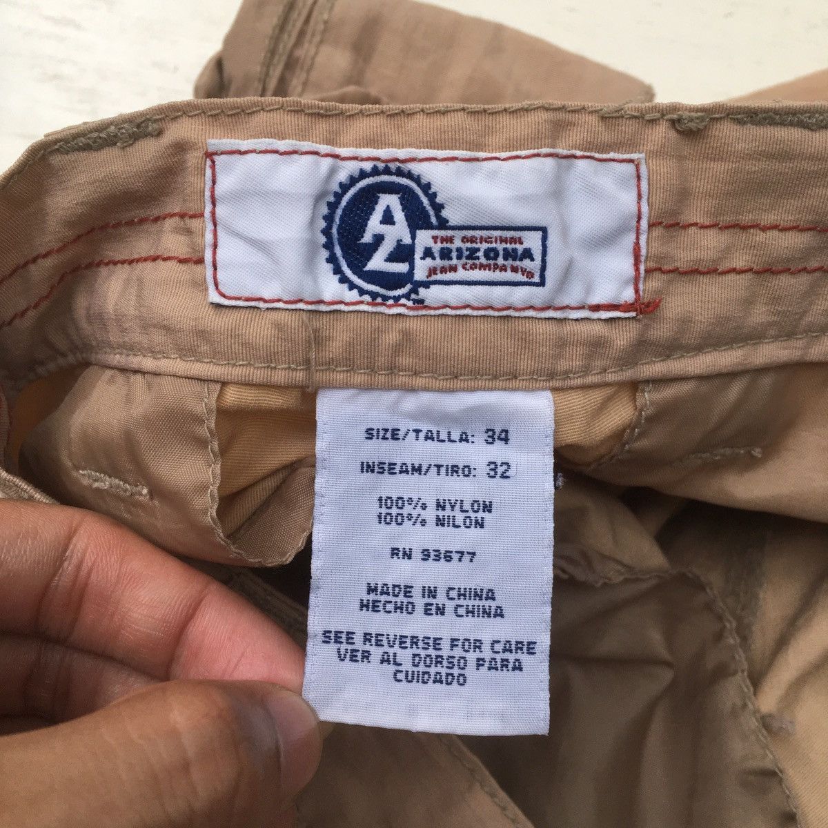 Arizona Jean Co. Nylon Cargo Drill Pants Utility Multi Pocket Size US 32 / EU 48 - 6 Thumbnail
