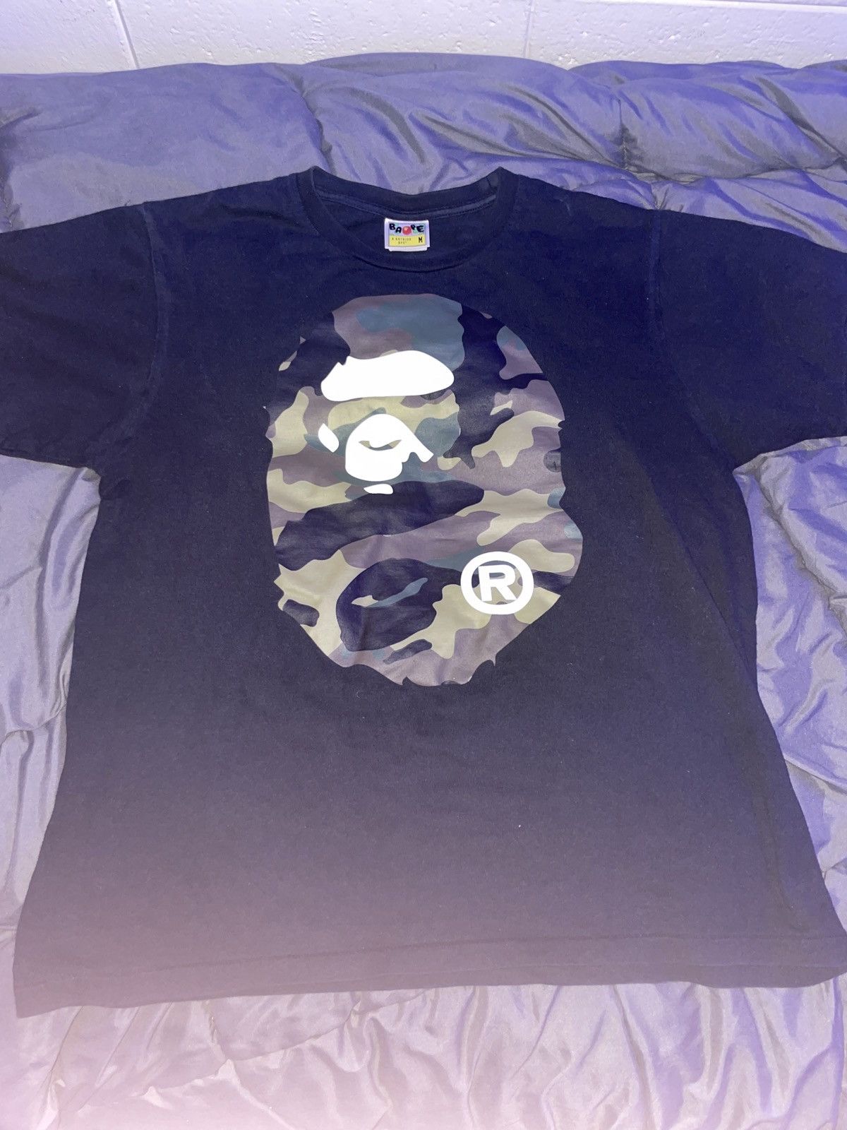 Bape 1st Camo Big Ape Head Tee