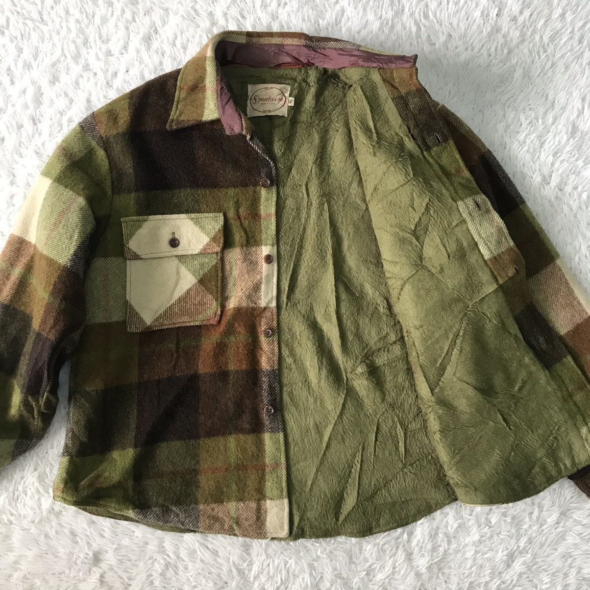Vintage Vintage Sportwear Wool Jacket Made in Usa Size US XL / EU 56 / 4 - 15 Thumbnail