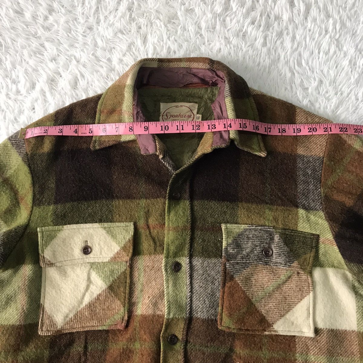 Vintage Vintage Sportwear Wool Jacket Made in Usa Size US XL / EU 56 / 4 - 18 Thumbnail
