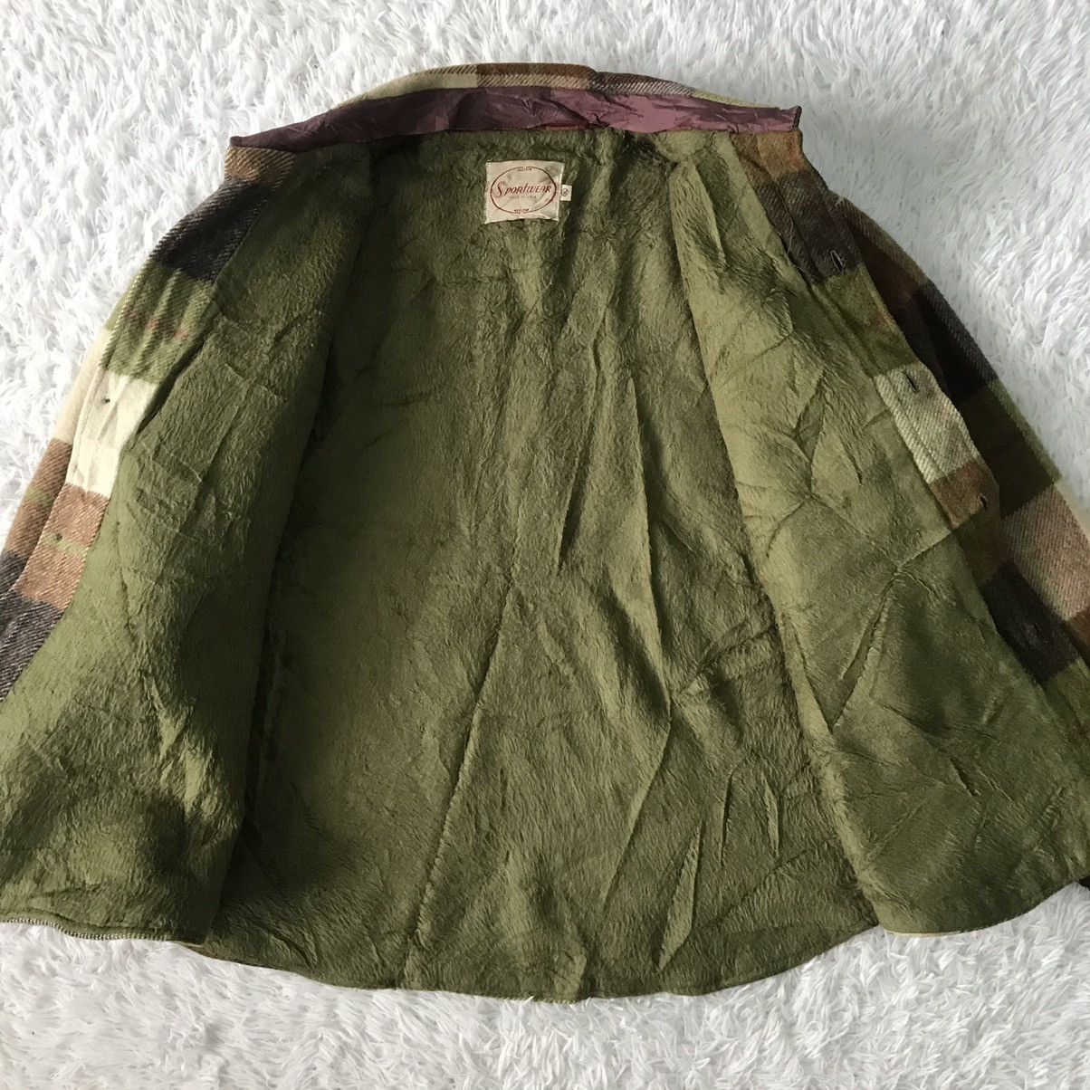 Vintage Vintage Sportwear Wool Jacket Made in Usa Size US XL / EU 56 / 4 - 16 Thumbnail