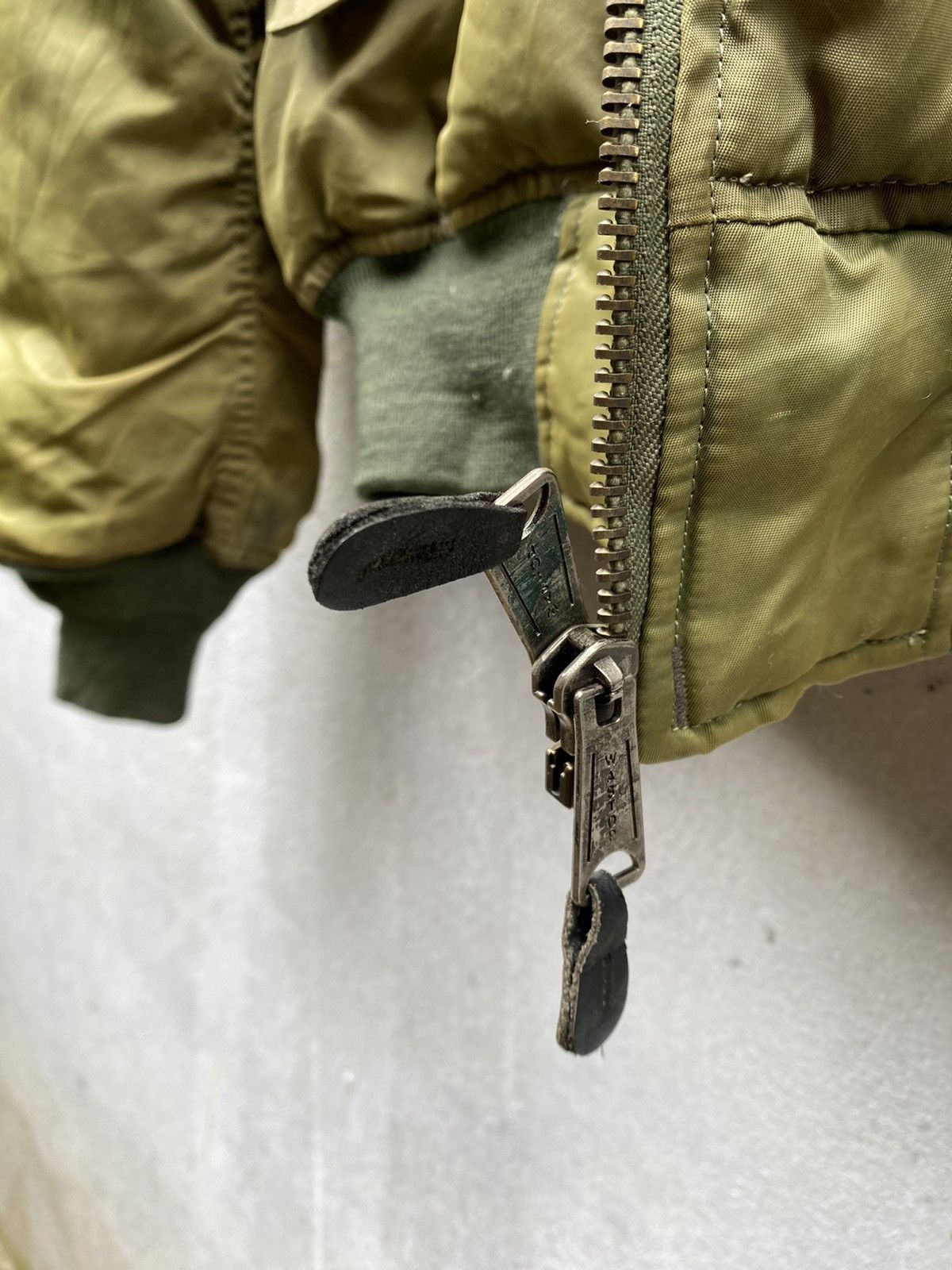 Alpha Industries ☄️Reversible ☄️Type MA-1 Olive Green Colour Faded Jackets Size US M / EU 48-50 / 2 - 7 Thumbnail