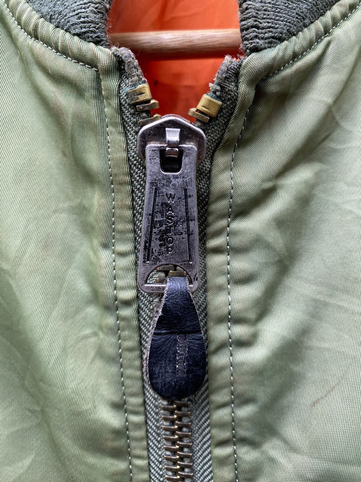 Alpha Industries ☄️Reversible ☄️Type MA-1 Olive Green Colour Faded Jackets Size US M / EU 48-50 / 2 - 6 Thumbnail