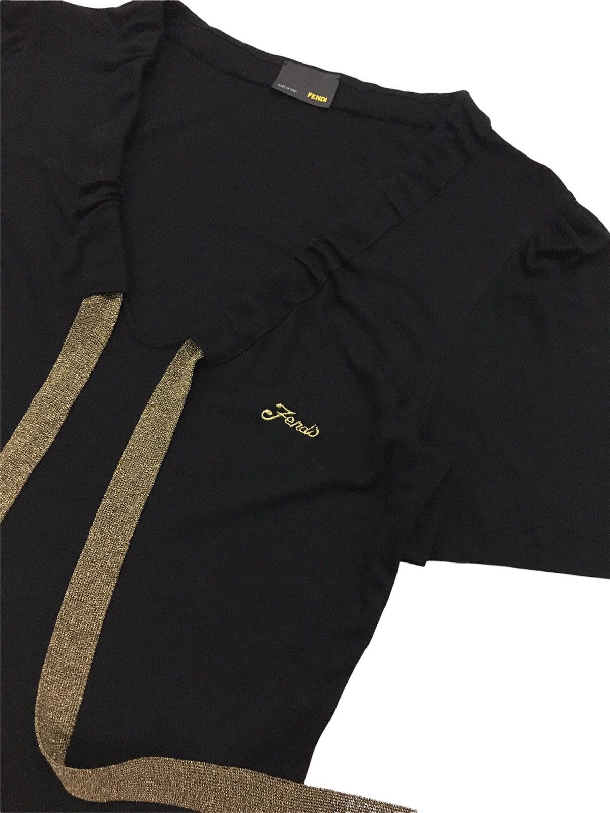 Fendi Fendi Golden Lace Tee Size M / US 6-8 / IT 42-44 - 2 Thumbnail