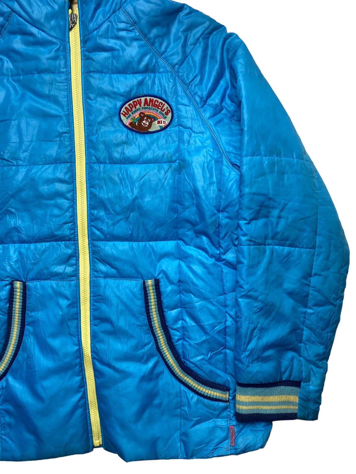 Angel Blue 1990s Angel Blue - Ribbed Hoodie Jacket Size US M / EU 48-50 / 2 - 4 Thumbnail