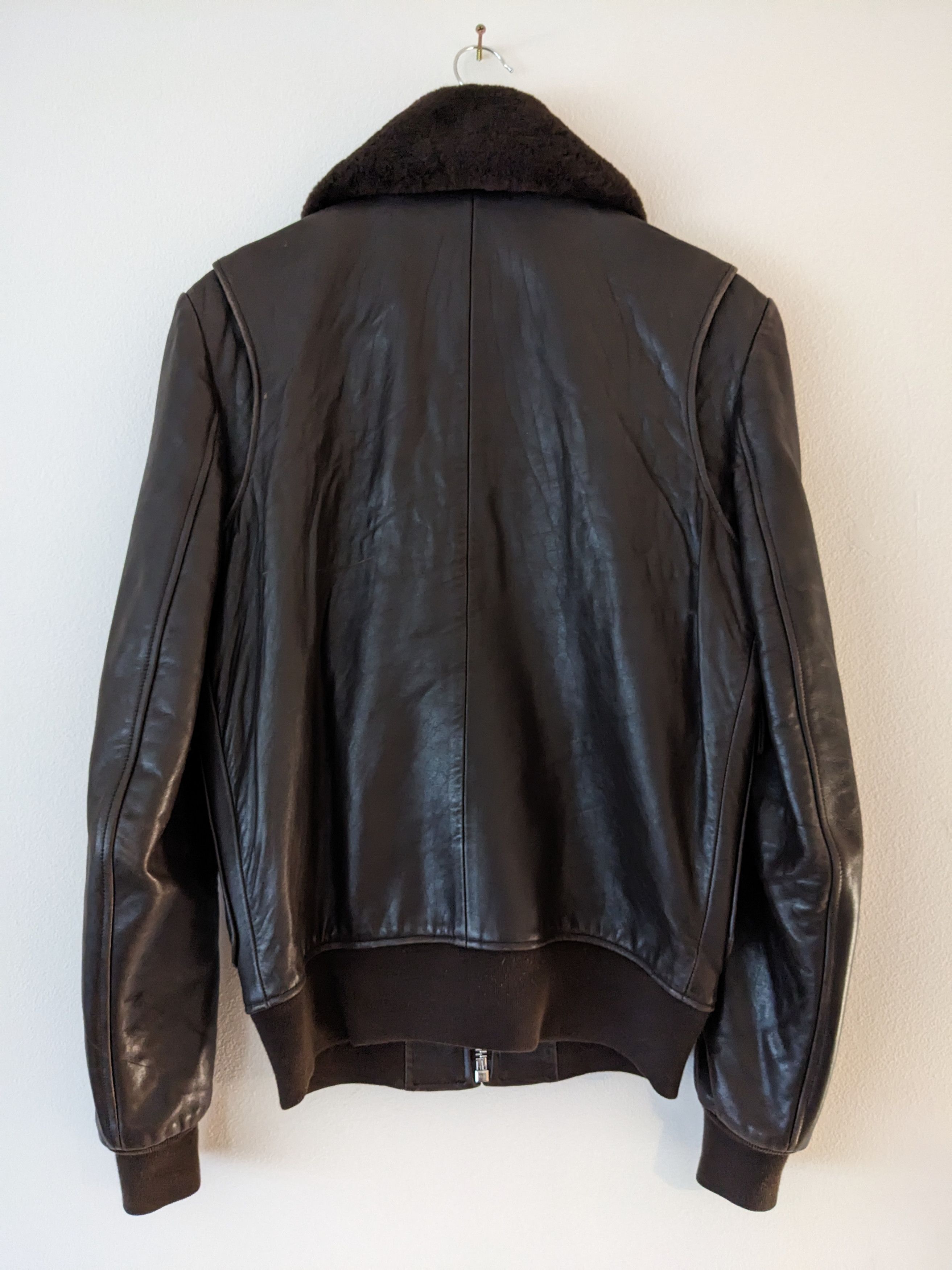 Temple Of Jawnz Brown Lamb A2 Bomber Size US M / EU 48-50 / 2 - 2 Thumbnail