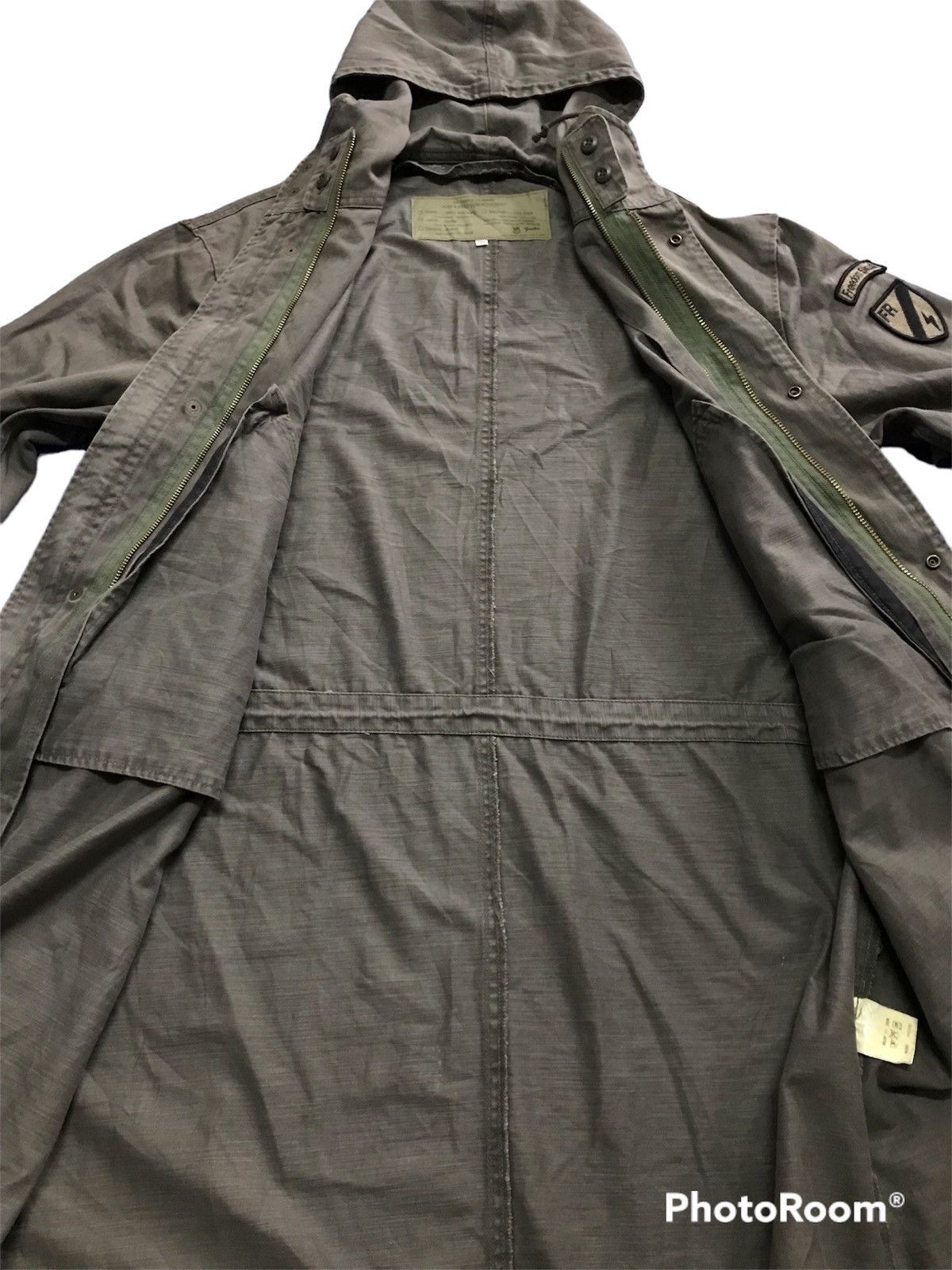 Japanese Brand Vintage freedom peace animal Parkas double zipper Size US L / EU 52-54 / 3 - 7 Thumbnail