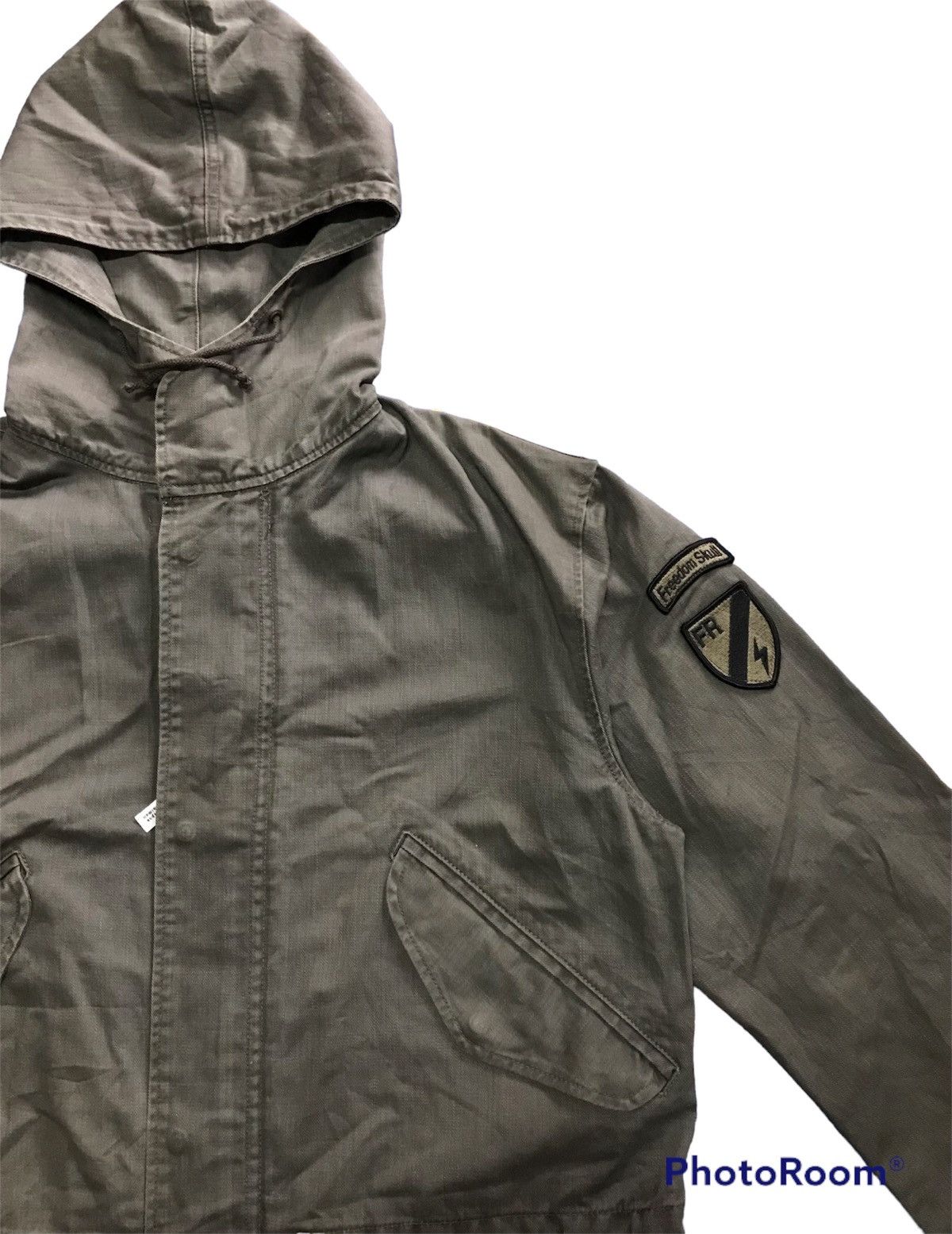 Japanese Brand Vintage freedom peace animal Parkas double zipper Size US L / EU 52-54 / 3 - 3 Thumbnail