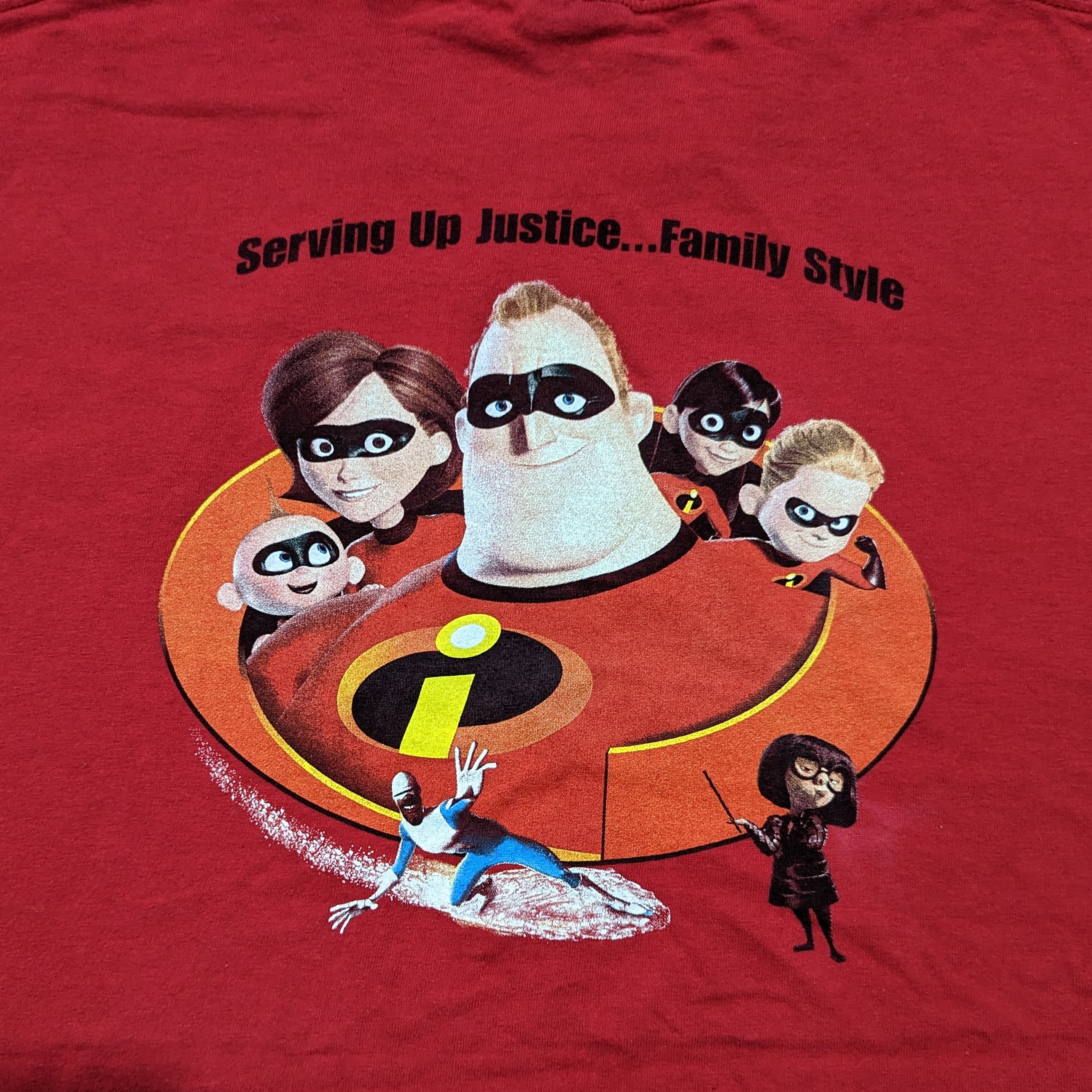 Disney 2004 The Incredibles Movie DVD Promo Tee Shirt Size US XL / EU 56 / 4 - 3 Thumbnail