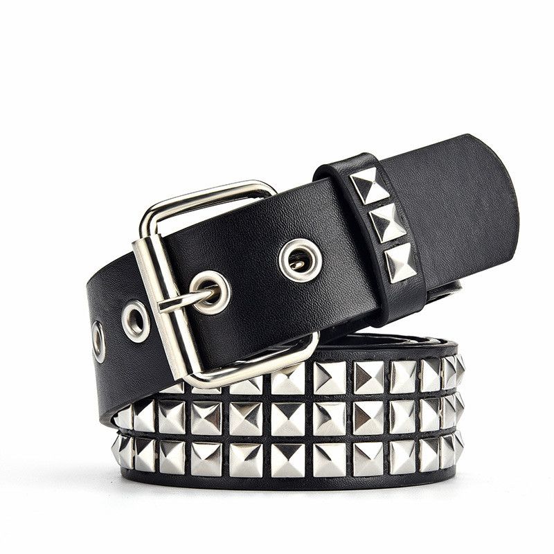 Streetwear Pyramid Pattern Belt | Grailed