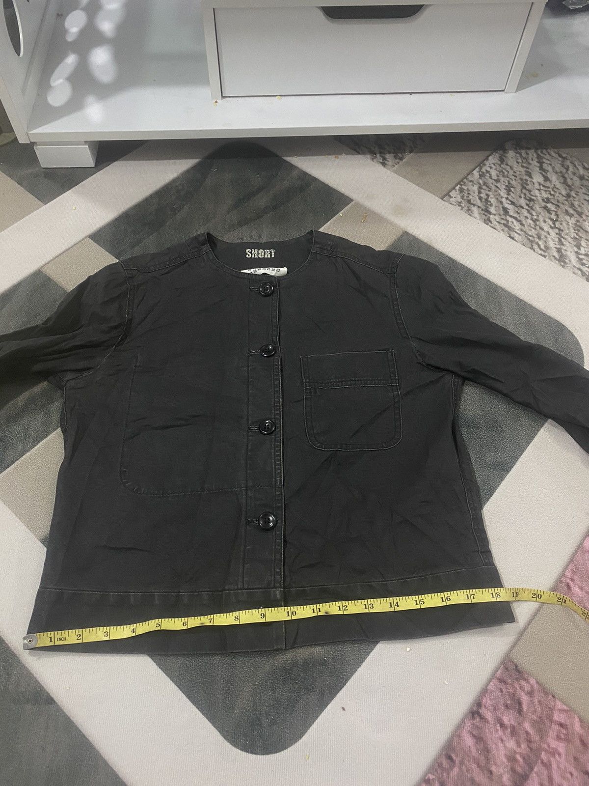 Maison Margiela MAISON MARGIELA MM6 CROPPED JACKET Size US M / EU 48-50 / 2 - 7 Thumbnail