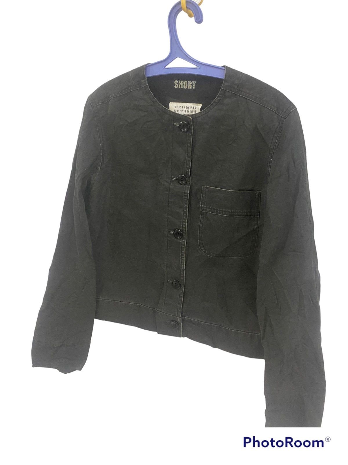 Maison Margiela MAISON MARGIELA MM6 CROPPED JACKET Size US M / EU 48-50 / 2 - 2 Thumbnail