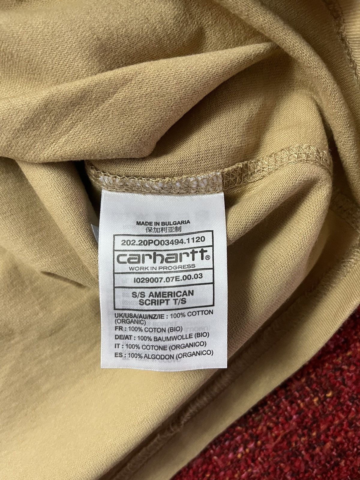 Carhartt × Carhartt Wip Carhartt workcore style embroidery logo t-shirt Size US S / EU 44-46 / 1 - 4 Thumbnail