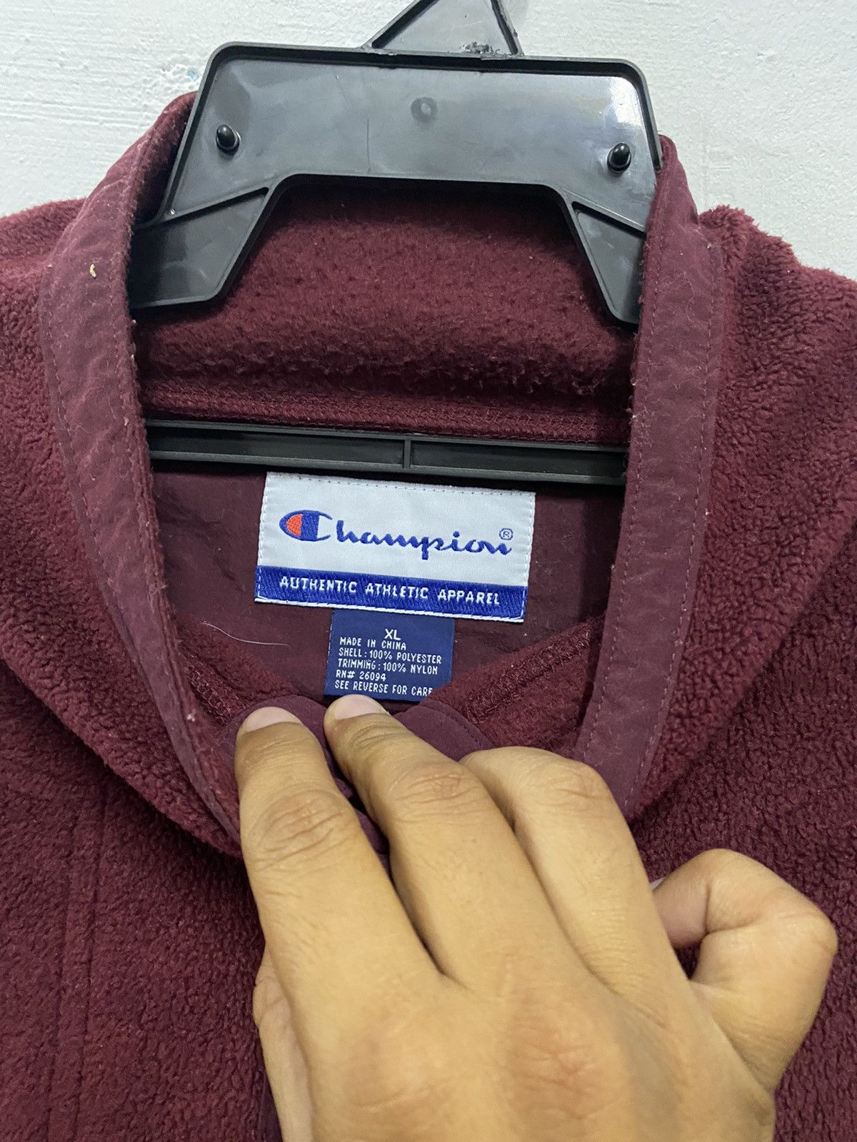 Champion 🔥Vintage🔥 Champion Fleece Jacket Size US L / EU 52-54 / 3 - 4 Thumbnail