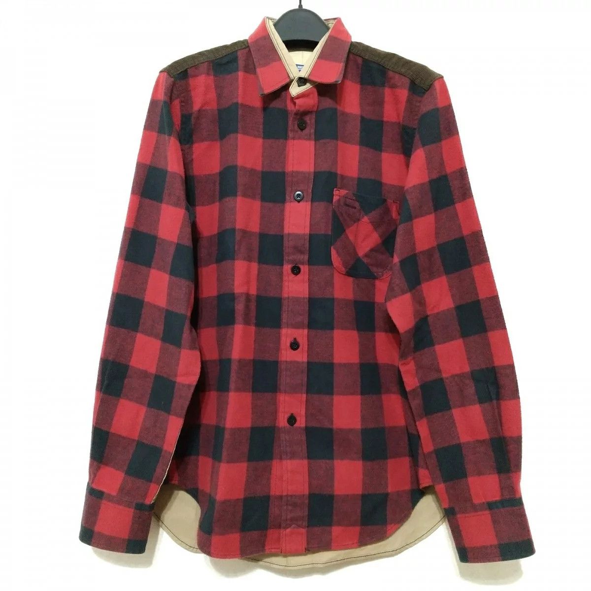 Shirt Red x Black Checkered Switch Long Sleeve