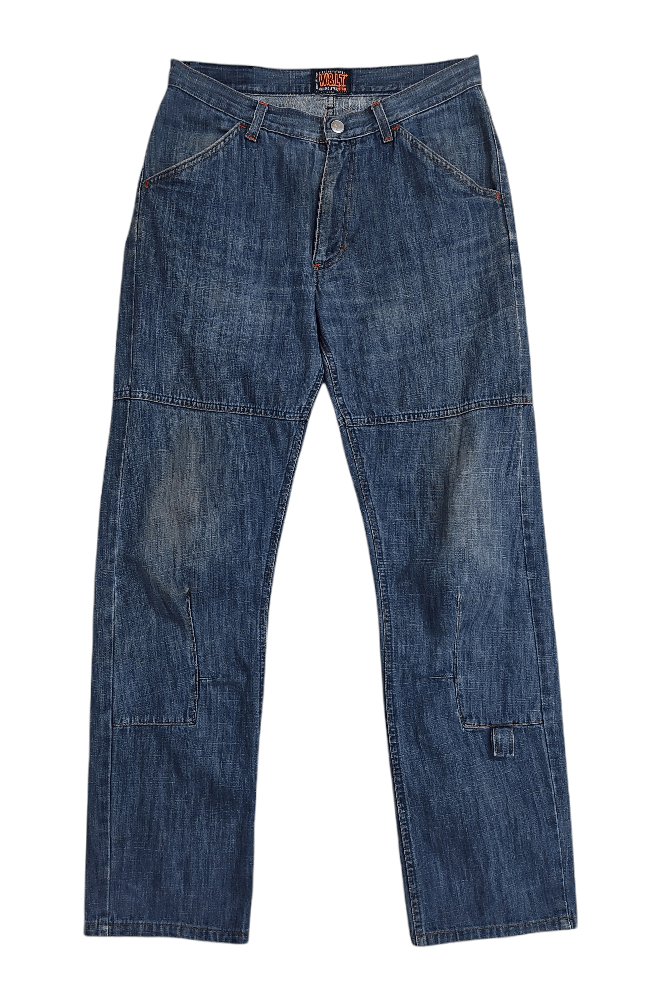 W&Lt W&LT Paint Splitter Bleach Denim Jeans | Grailed 