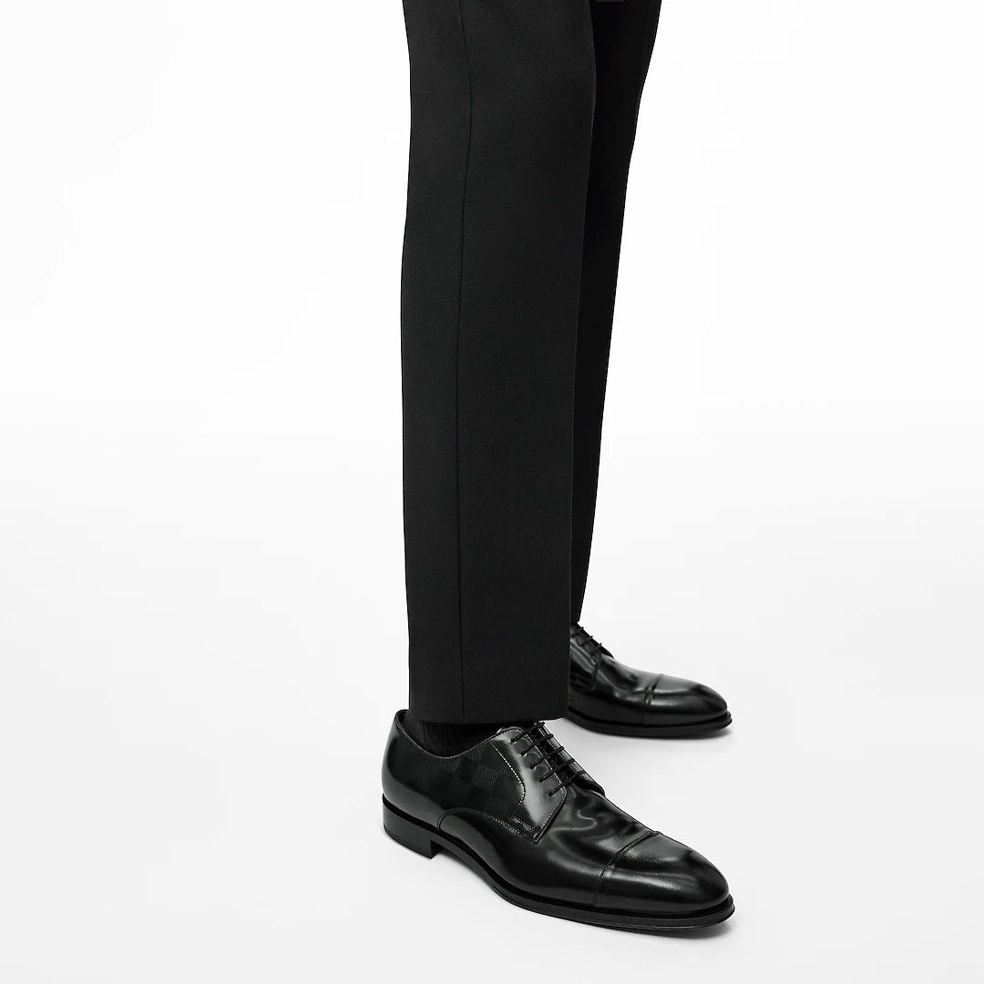 Giày Louis Vuitton Minister Derby Shoes Black 1A5V0P - Authentic-Shoes