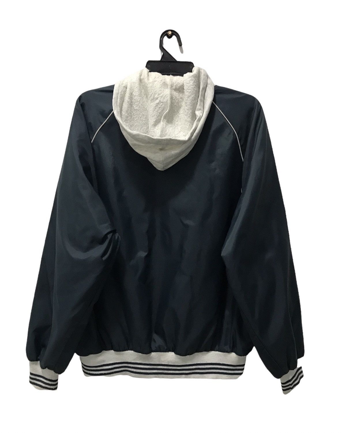 Designer × Vintage VINTAGE VISION BASICS BASEBALL HOODED JACKET Size US L / EU 52-54 / 3 - 2 Thumbnail