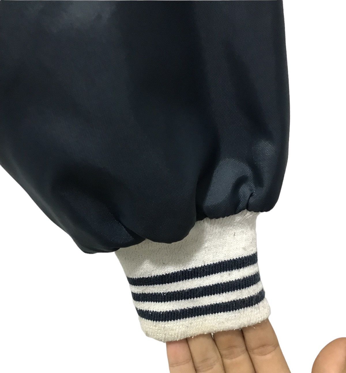 Designer × Vintage VINTAGE VISION BASICS BASEBALL HOODED JACKET Size US L / EU 52-54 / 3 - 8 Thumbnail