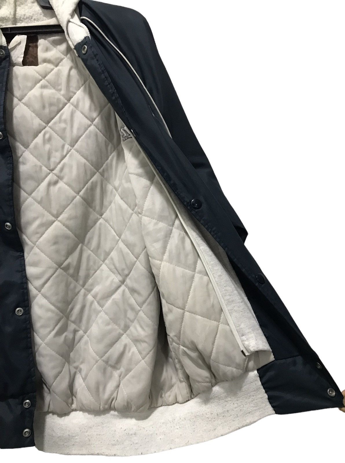 Designer × Vintage VINTAGE VISION BASICS BASEBALL HOODED JACKET Size US L / EU 52-54 / 3 - 9 Thumbnail