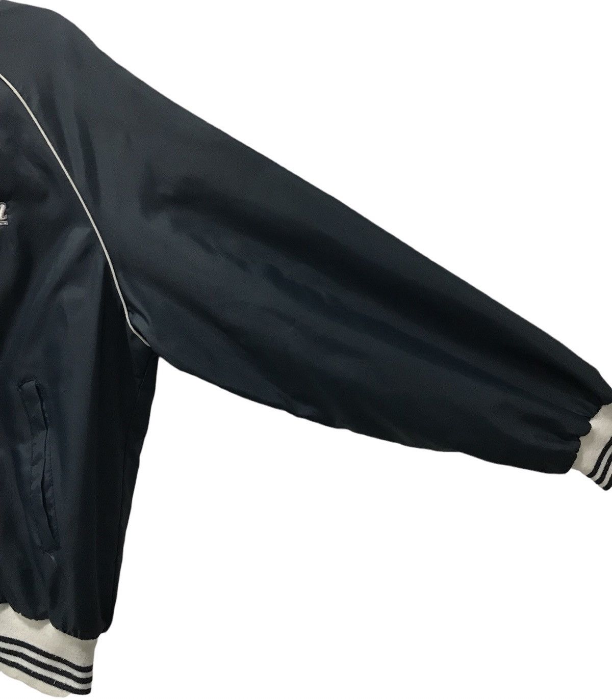 Designer × Vintage VINTAGE VISION BASICS BASEBALL HOODED JACKET Size US L / EU 52-54 / 3 - 4 Thumbnail