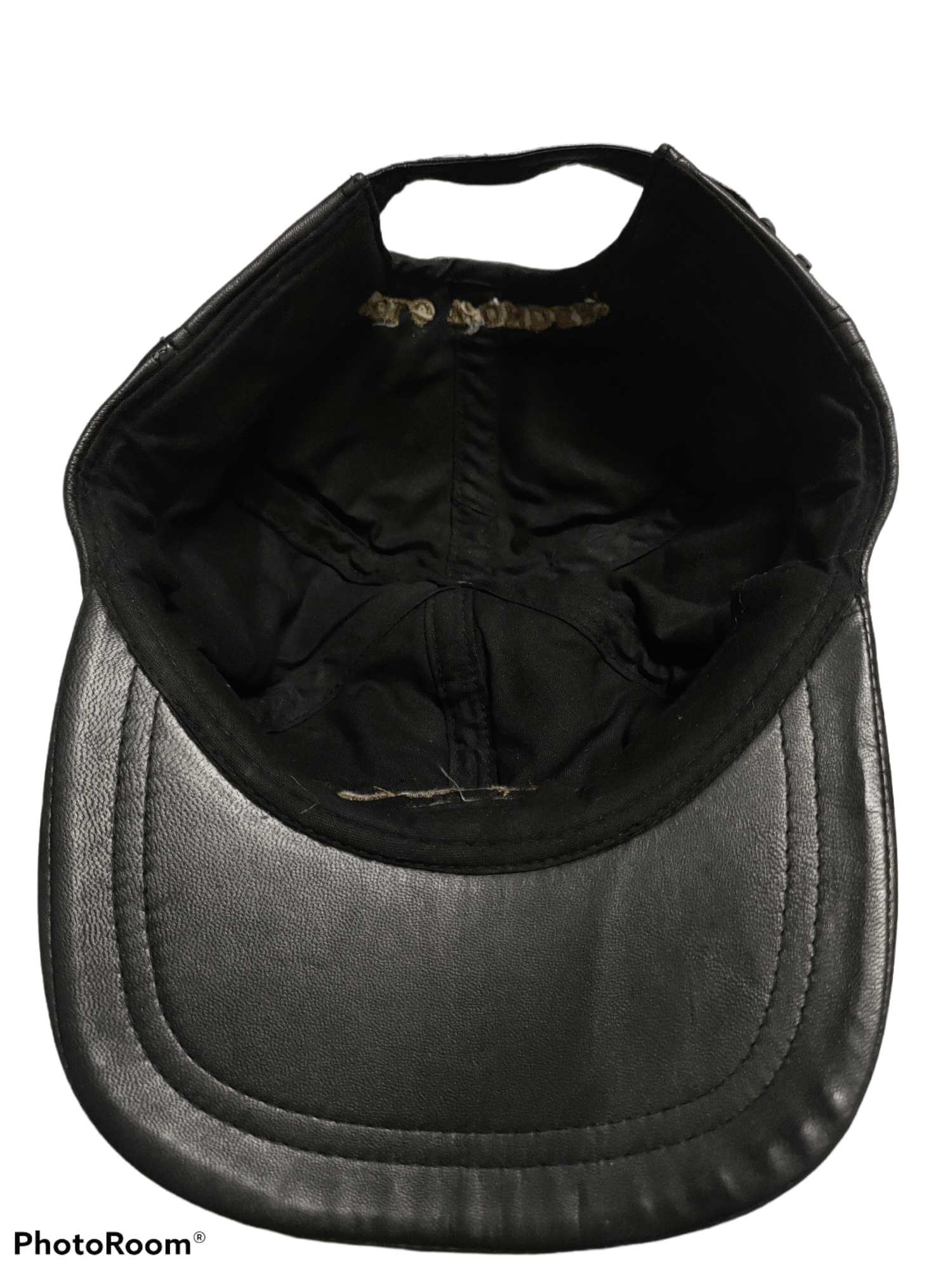 Leather "Polo Wonder" Cap Leather x Vintage & Rare Size ONE SIZE - 7 Thumbnail