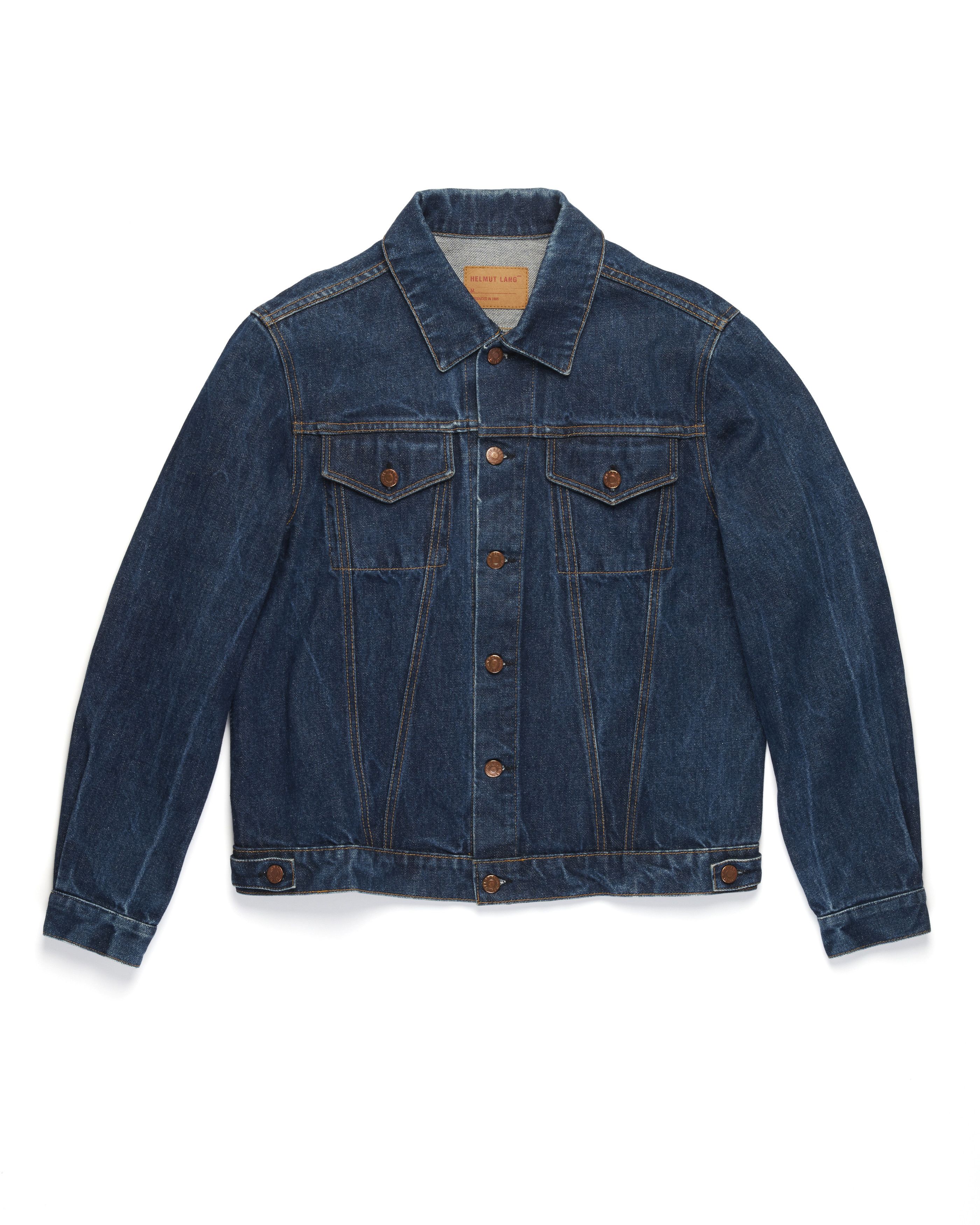 HELMUT LANG 1996 Stripe Denim Jacket VINTAGE 1999 HELMUT LANG