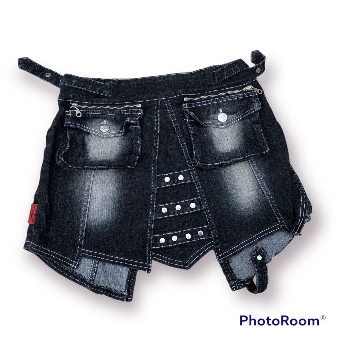 Japanese Brand Ozz On Hikozoh Japan Dragon Punker Mini Skirts Size 25" / US 0 / IT 36 - 2 Thumbnail