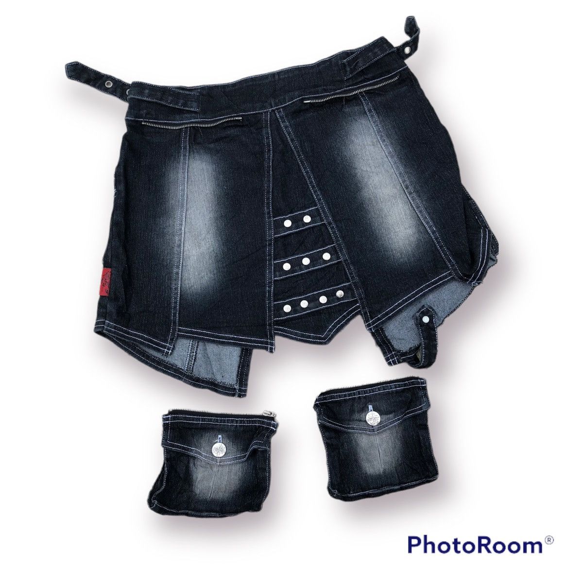 Japanese Brand Ozz On Hikozoh Japan Dragon Punker Mini Skirts Size 25" / US 0 / IT 36 - 3 Thumbnail