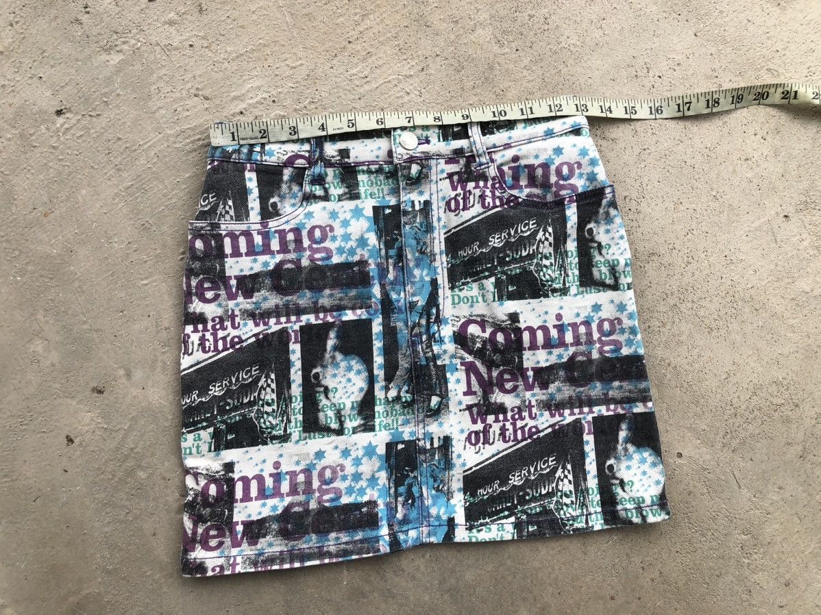 Japanese Brand Full Print Mini Skirt Hysteric Glamour Inspired Size 26" / US 2 / IT 38 - 5 Thumbnail