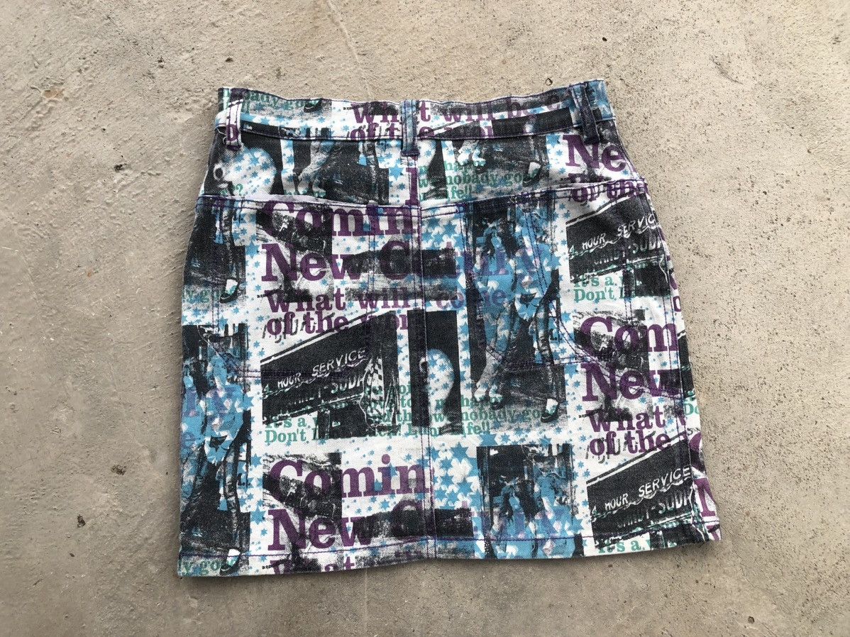 Japanese Brand Full Print Mini Skirt Hysteric Glamour Inspired Size 26" / US 2 / IT 38 - 4 Thumbnail
