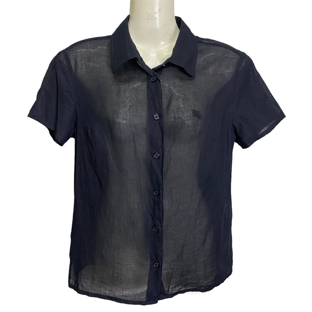 Burberry Burberry blue label sheer black shirt Size XS / US 0-2 / IT 36-38 - 1 Thumbnail
