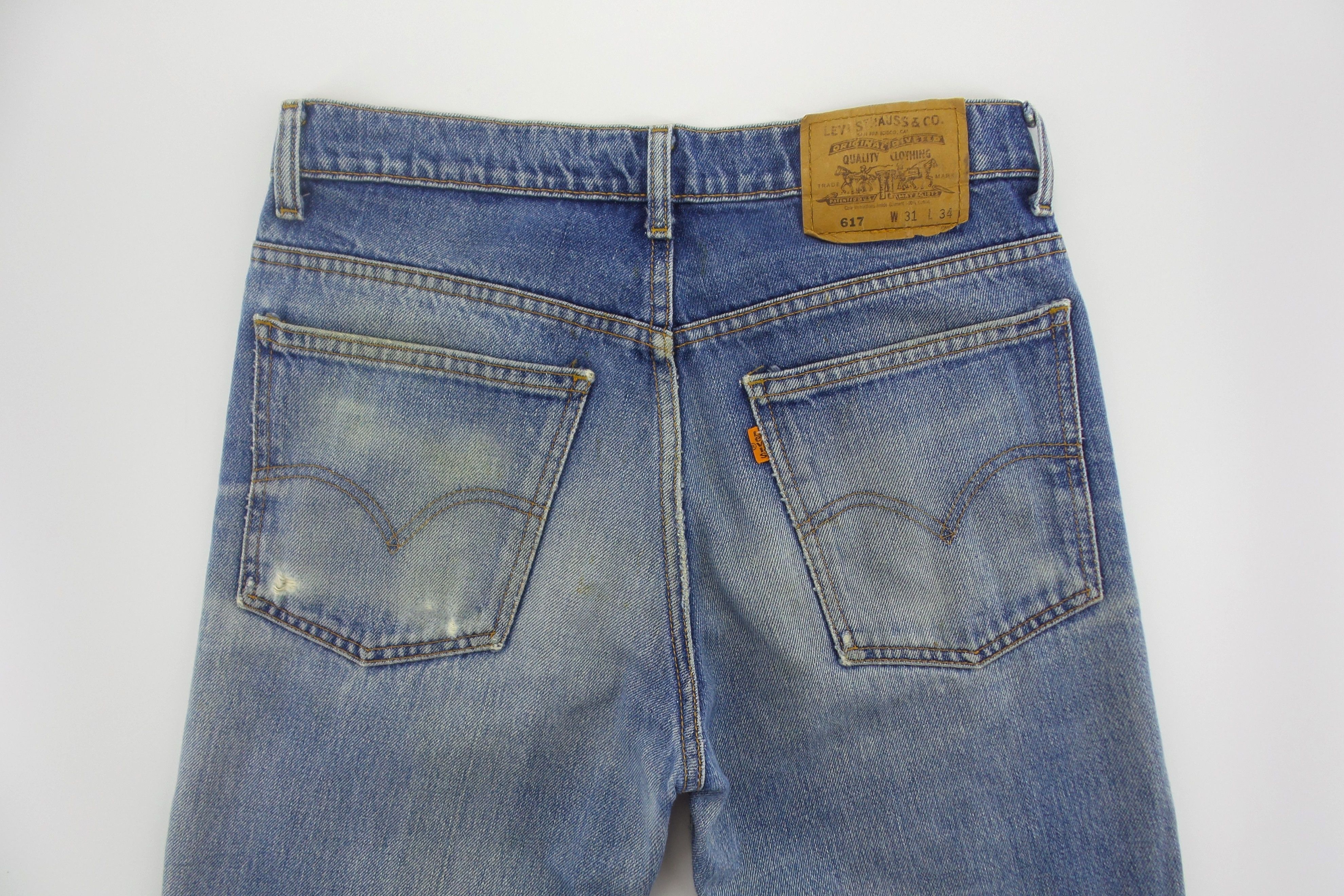 Levi's Levi's 617 Orange Tab Stonewashed Jeans W30xL44.5 Size US 31 - 6 Thumbnail