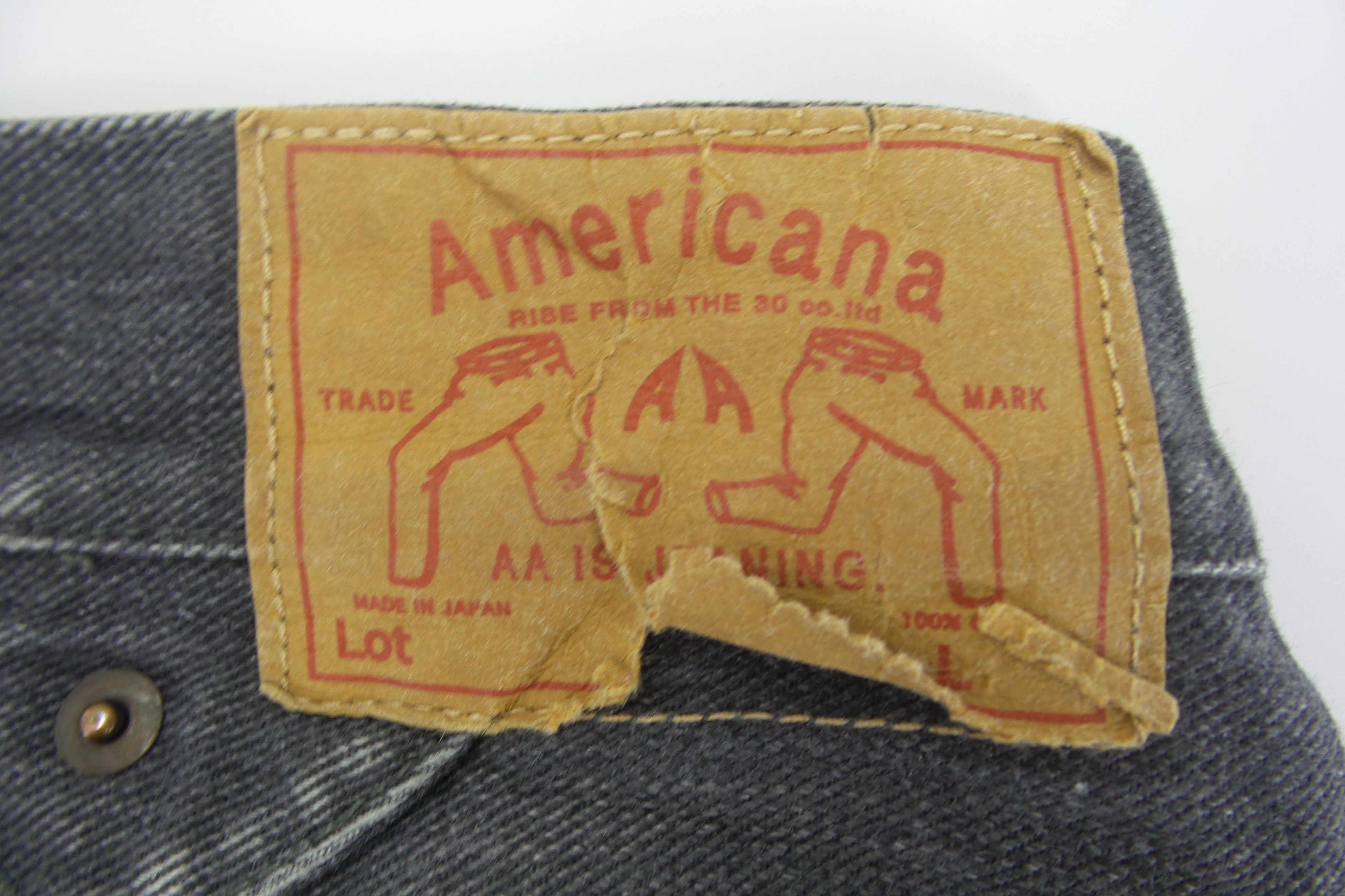 Japanese Brand Americana Buckle Back Jeans W31xL42.5 Size US 31 - 8 Thumbnail