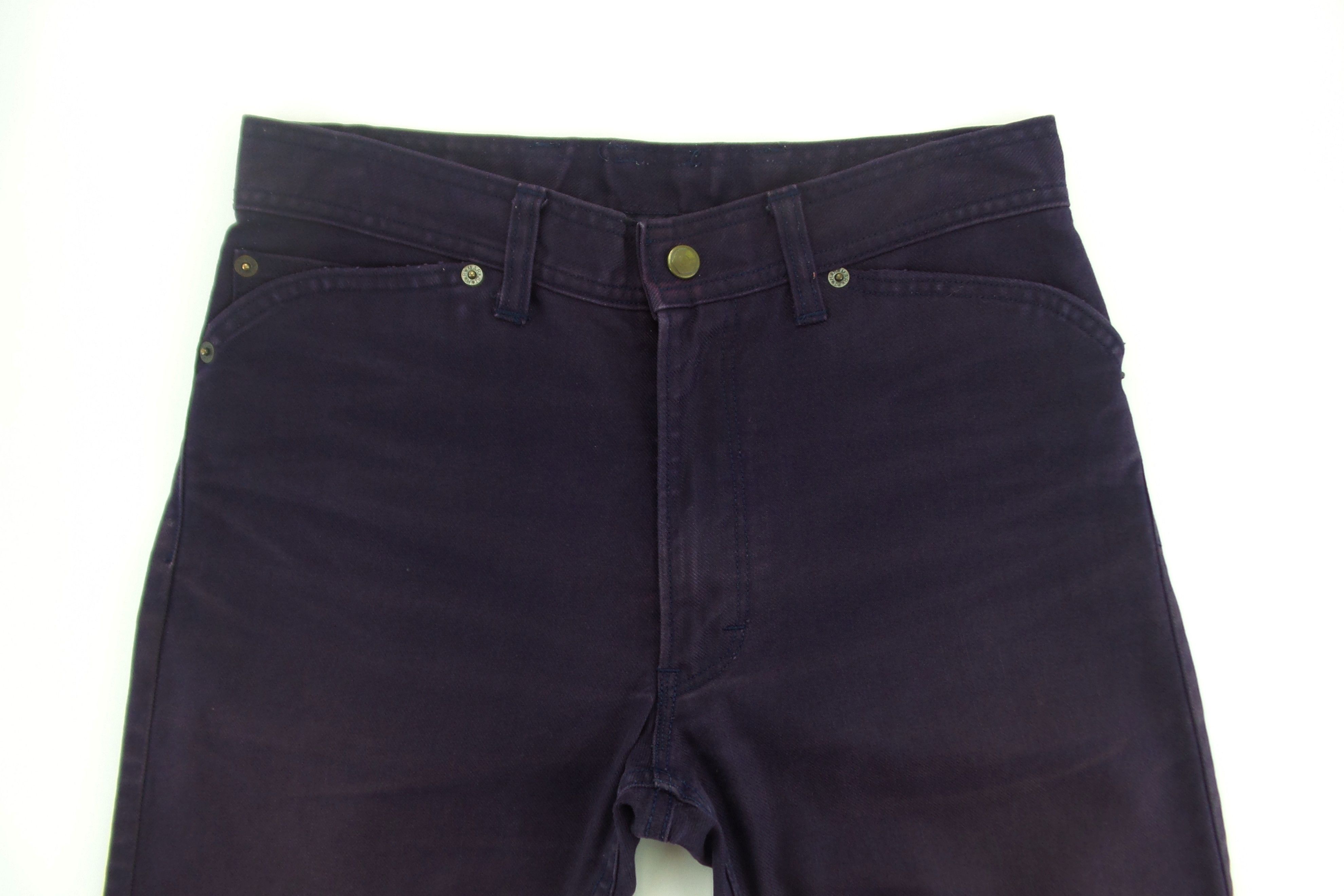 Blue Blue Japan × HOLLYWOOD RANCH MARKET × Japanese Brand Hollywood Ranch Market Purple Jeans W29xL41 Size US 29 - 2 Thumbnail