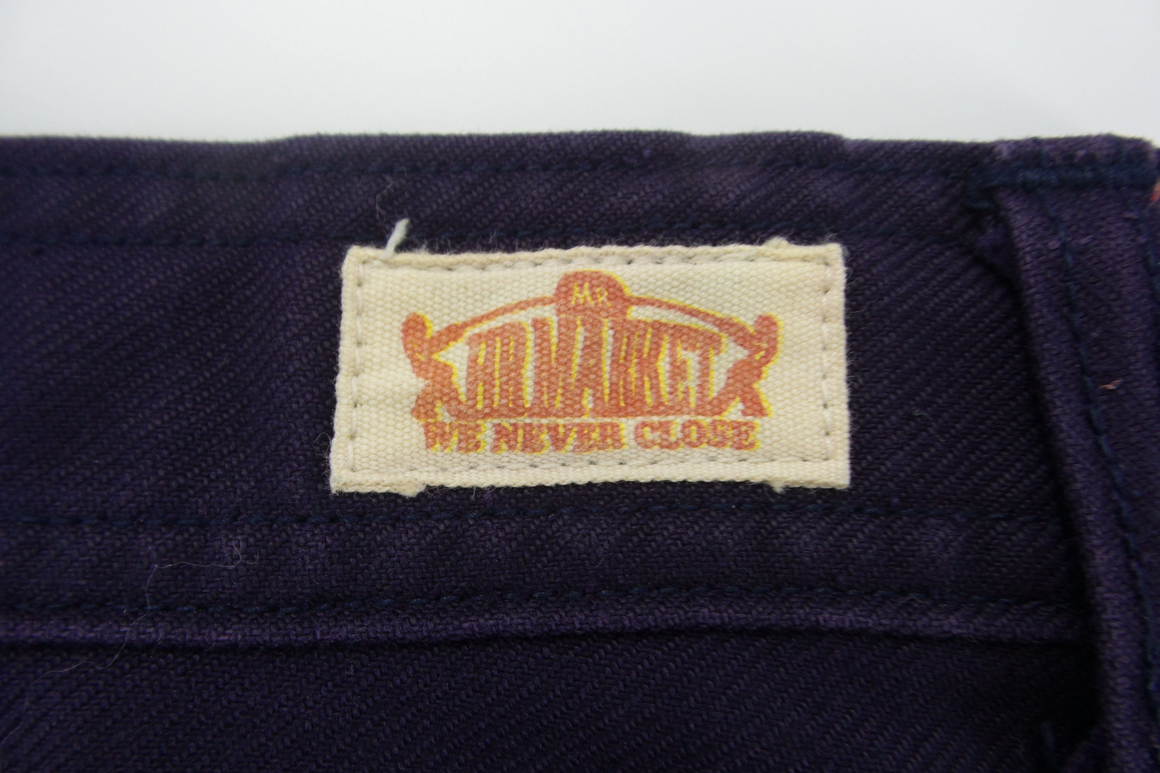 Blue Blue Japan × HOLLYWOOD RANCH MARKET × Japanese Brand Hollywood Ranch Market Purple Jeans W29xL41 Size US 29 - 7 Thumbnail