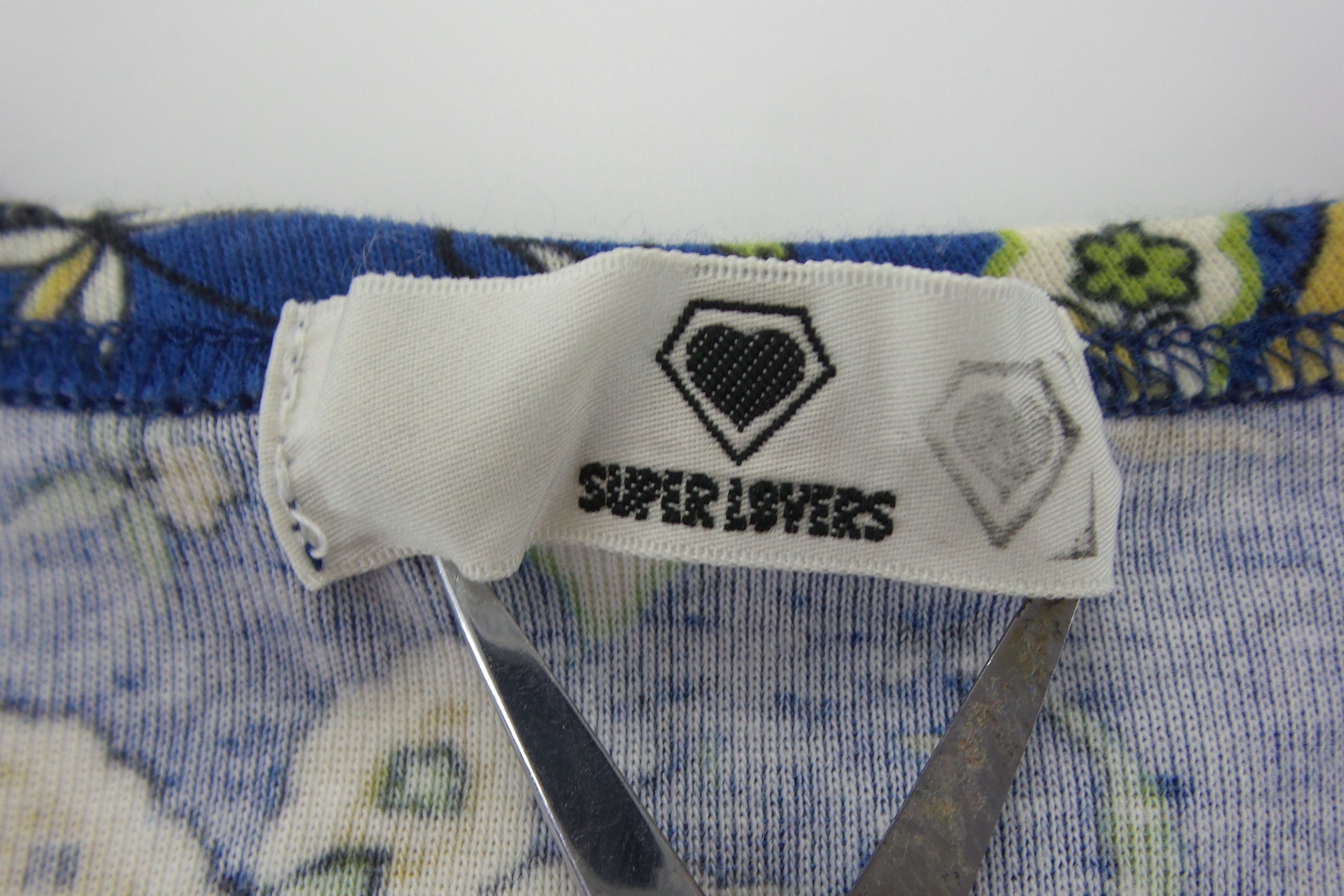 Japanese Brand FOR HER Super Lovers Floral Design T-shirts Size US XS / EU 42 / 0 - 4 Thumbnail