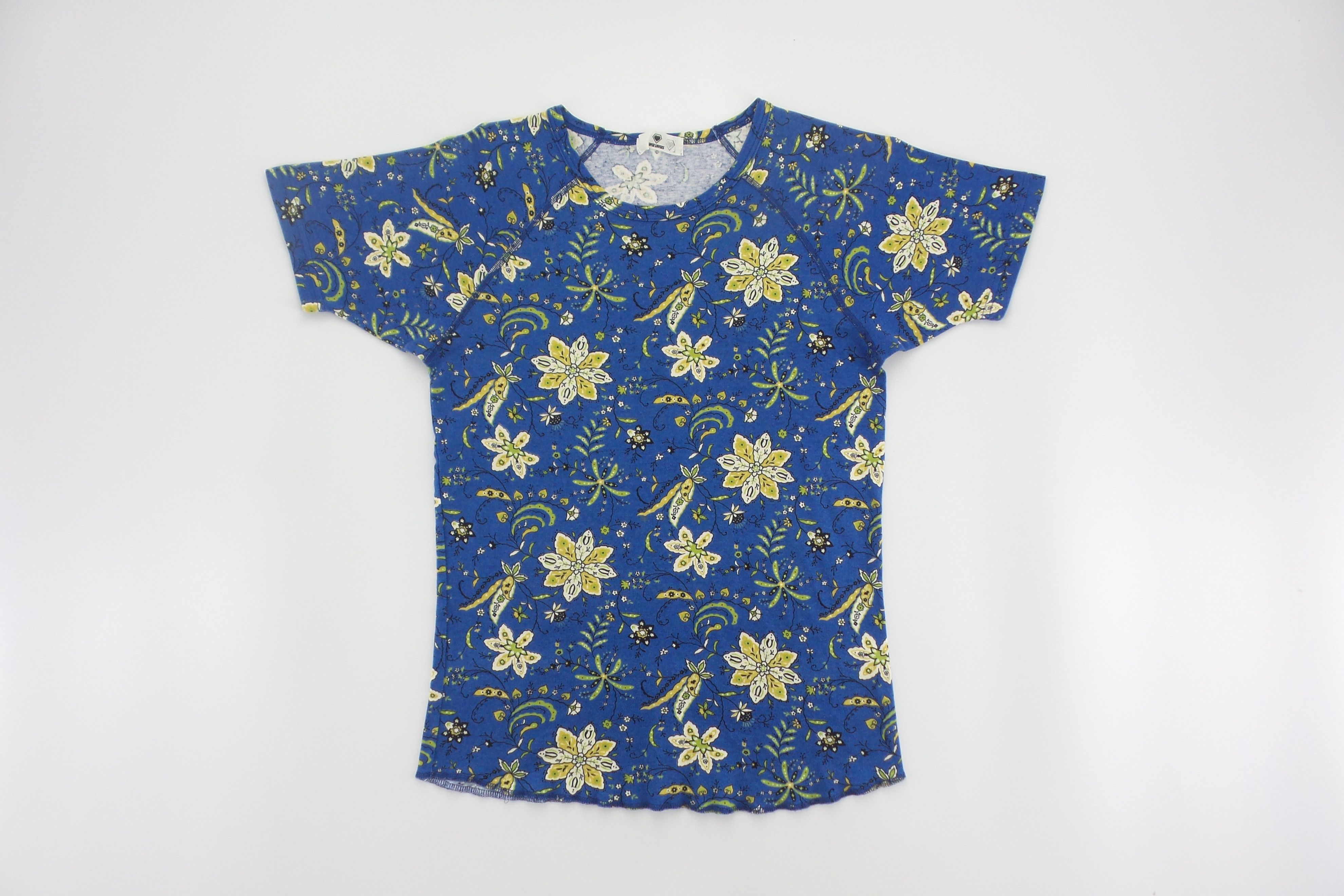 Japanese Brand FOR HER Super Lovers Floral Design T-shirts Size US XS / EU 42 / 0 - 1 Thumbnail