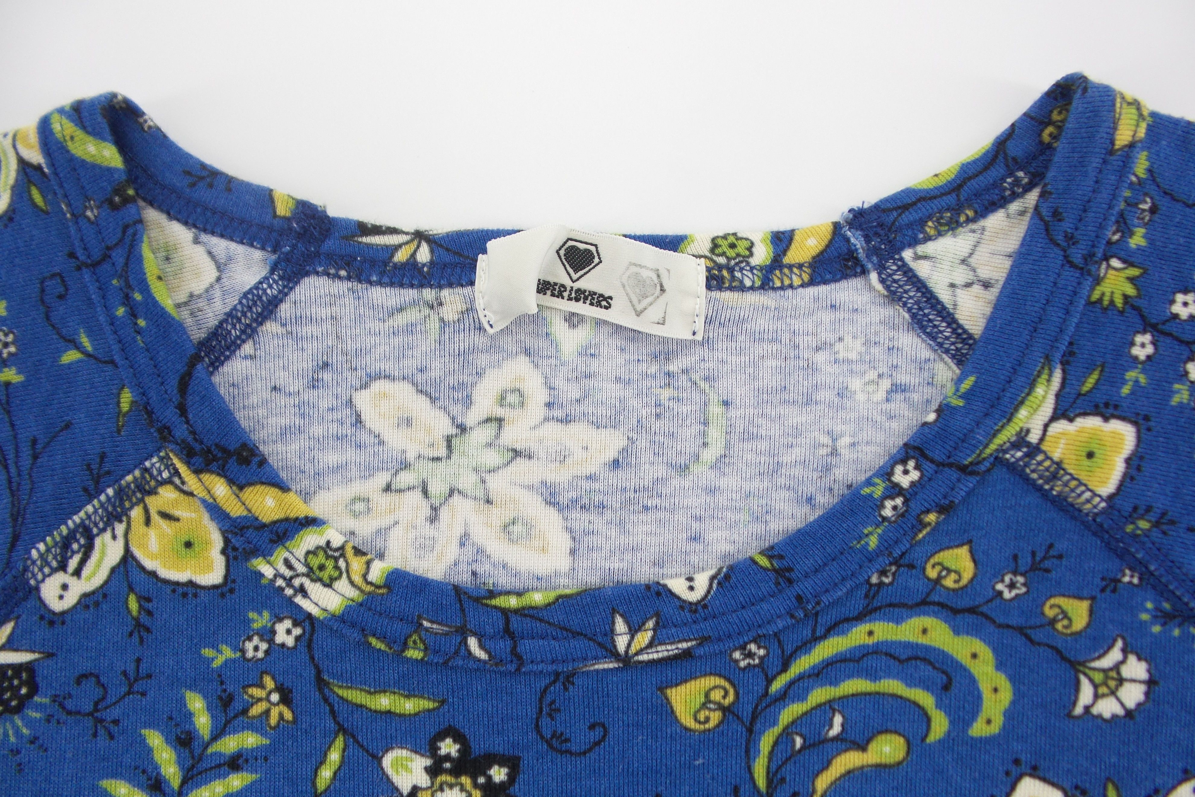 Japanese Brand FOR HER Super Lovers Floral Design T-shirts Size US XS / EU 42 / 0 - 3 Thumbnail