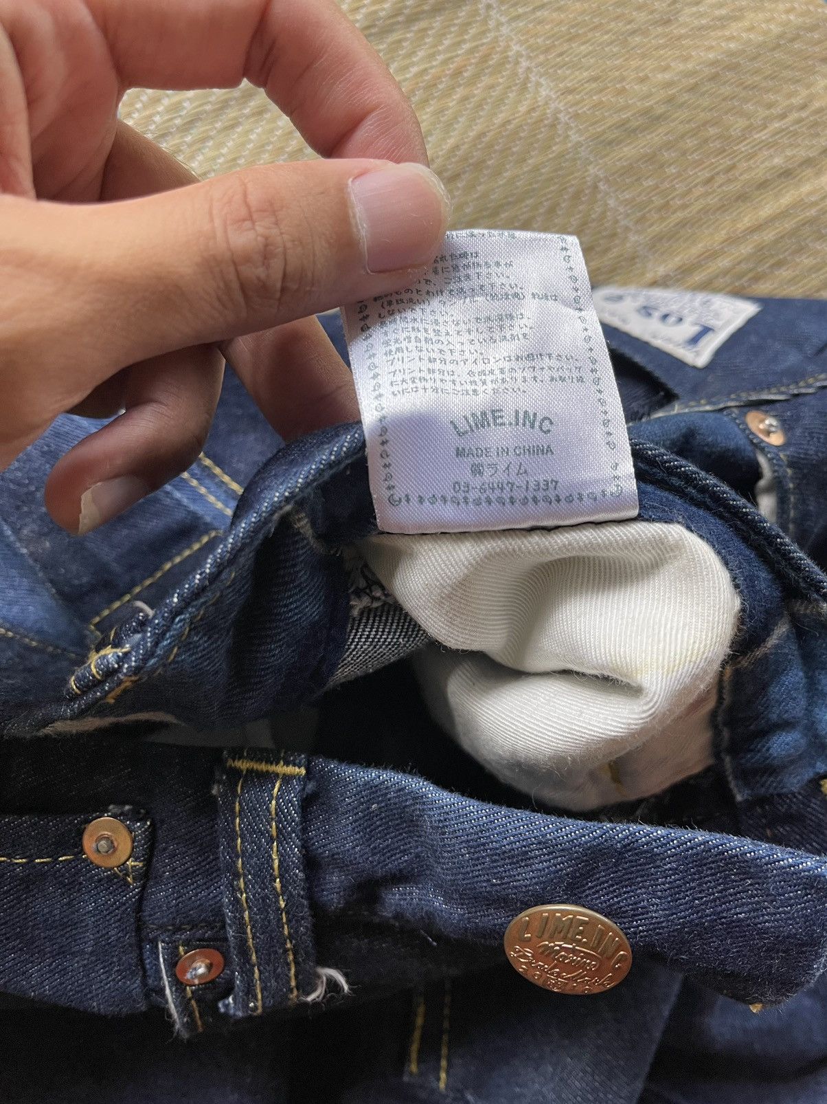Denime × Japanese Brand Vintage Lime Union Made skirt denime jeans nice design Size 29" - 13 Thumbnail