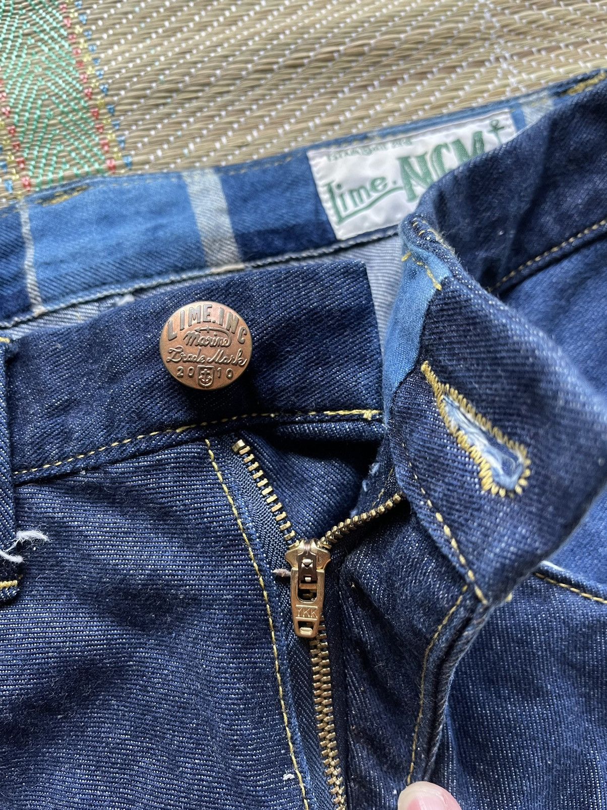Denime × Japanese Brand Vintage Lime Union Made skirt denime jeans nice design Size 29" - 10 Thumbnail