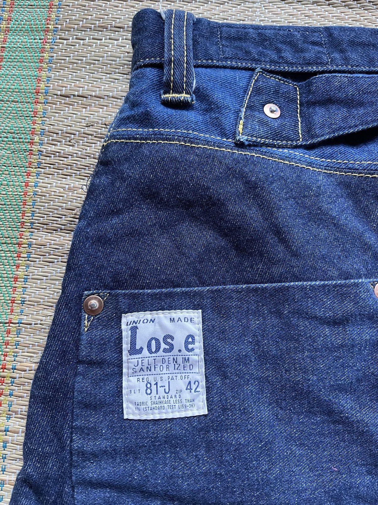 Denime × Japanese Brand Vintage Lime Union Made skirt denime jeans nice design Size 29" - 5 Thumbnail