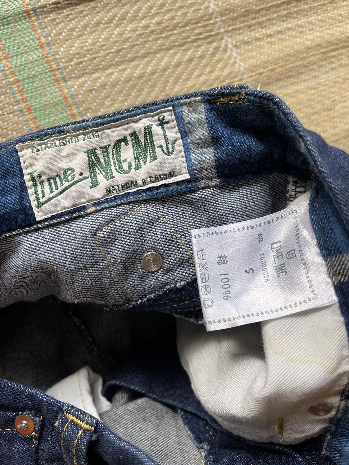 Denime × Japanese Brand Vintage Lime Union Made skirt denime jeans nice design Size 29" - 11 Thumbnail