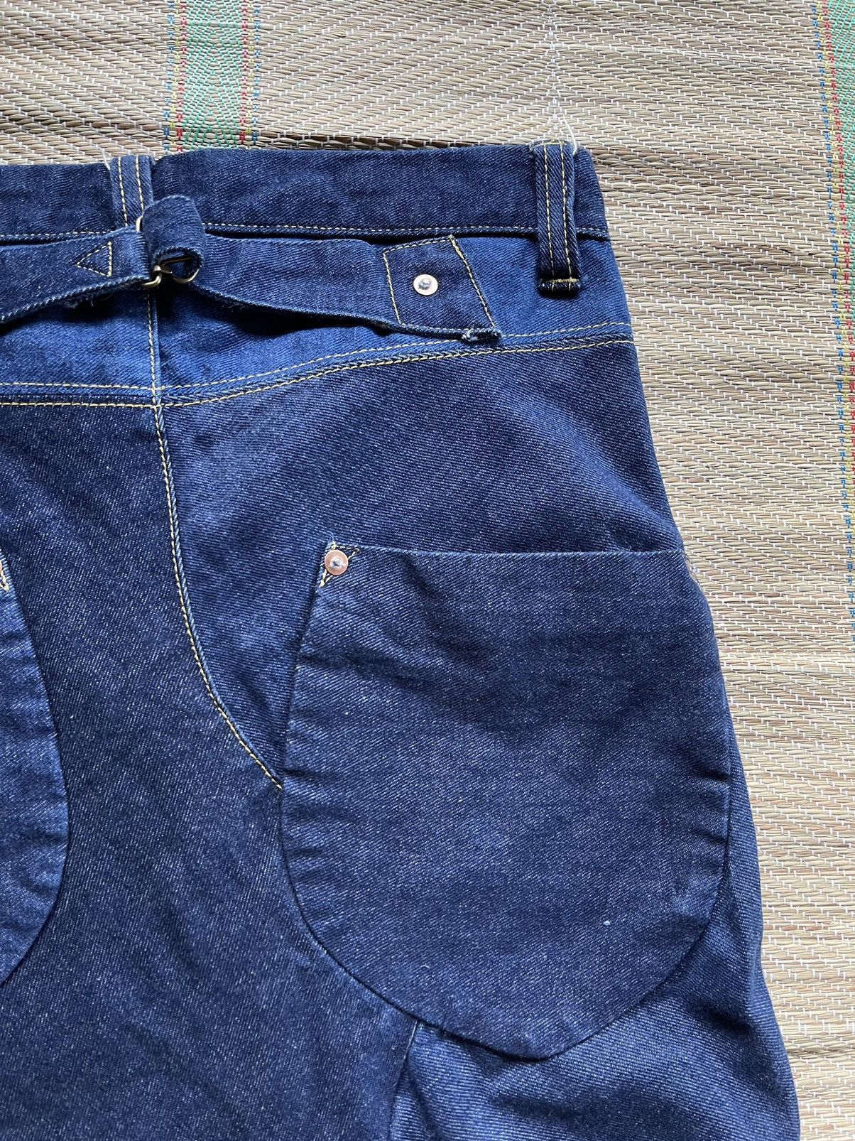 Denime × Japanese Brand Vintage Lime Union Made skirt denime jeans nice design Size 29" - 4 Thumbnail