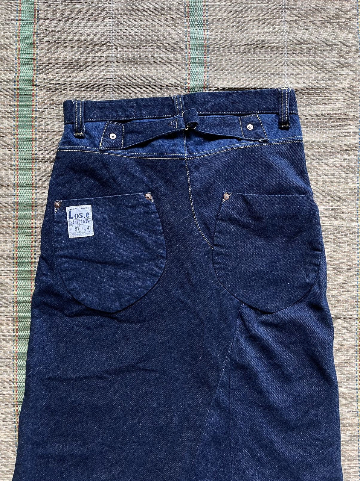 Denime × Japanese Brand Vintage Lime Union Made skirt denime jeans nice design Size 29" - 2 Thumbnail